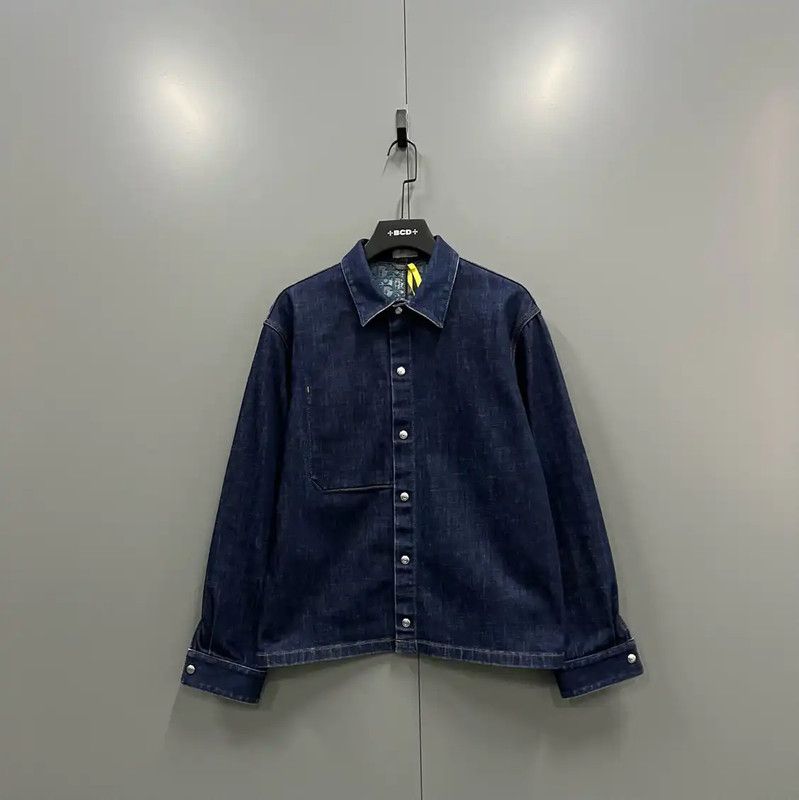Dior Dior Purple Cotton Long Sleeve Jacket 0089 Size US M / EU 48-50 / 2 - 1 Thumbnail