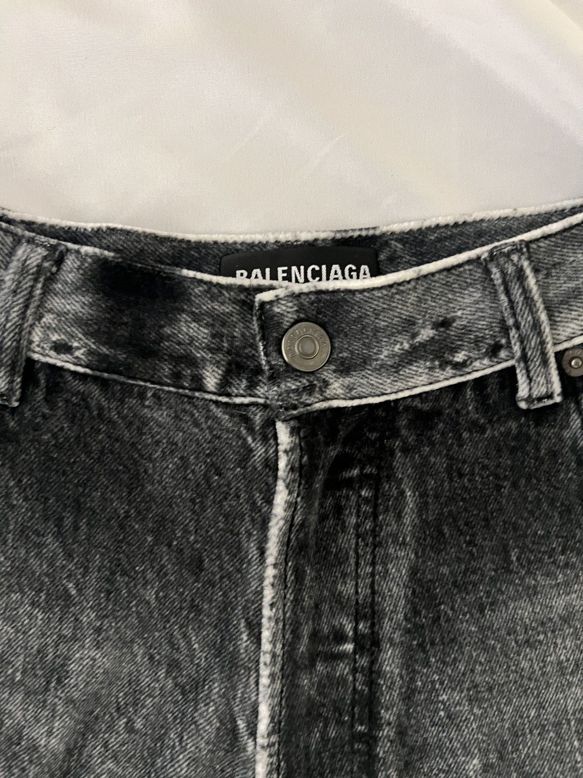 Balenciaga Balenciaga Trompe L'oeil Sweatpants Black/ Grey Sz. S Size US 30 / EU 46 - 5 Thumbnail