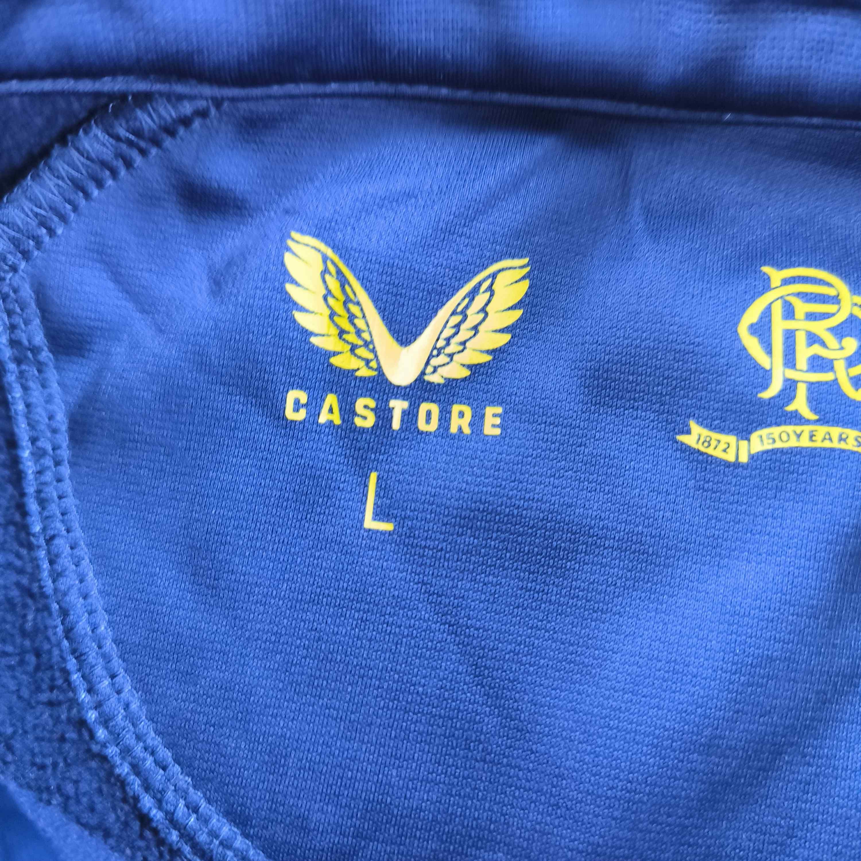 Castore Rangers 2021-22 Castore football training top size L Size US L / EU 52-54 / 3 - 4 Thumbnail