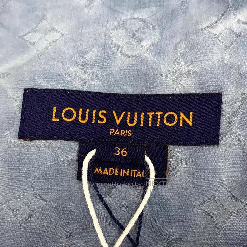 Louis Vuitton Louis Vuitton Blue logo, full print, hooded, drawstring zi Size XS / US 0-2 / IT 36-38 - 5 Thumbnail