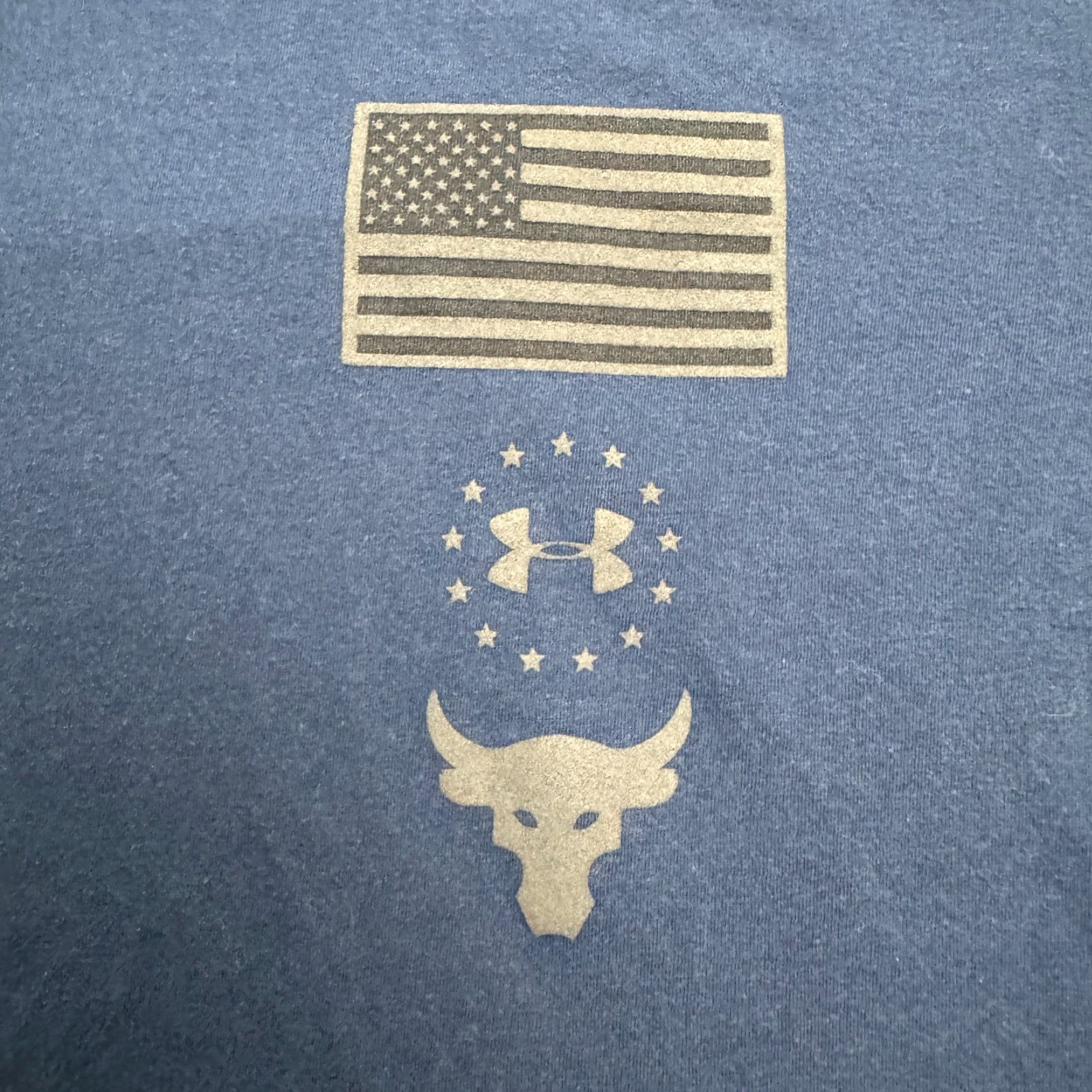 Under Armour VINTAGE Under Armour HeatGear T-Shirt Men's Large Blue Activewear Crew Neck Sports Tee Size US L / EU 52-54 / 3 - 3 Thumbnail
