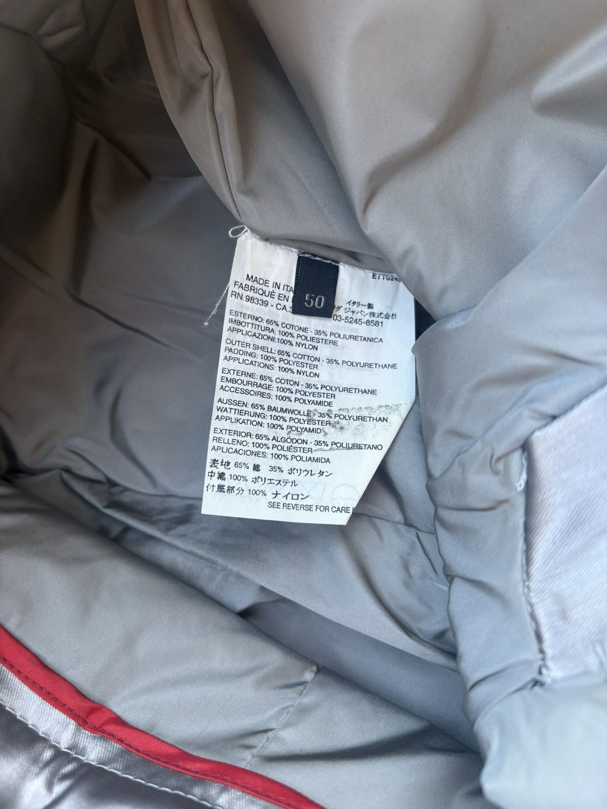 Prada Vintage 1990s Prada Linea Rossa Silver ski pants Size US 32 / EU 48 - 5 Thumbnail