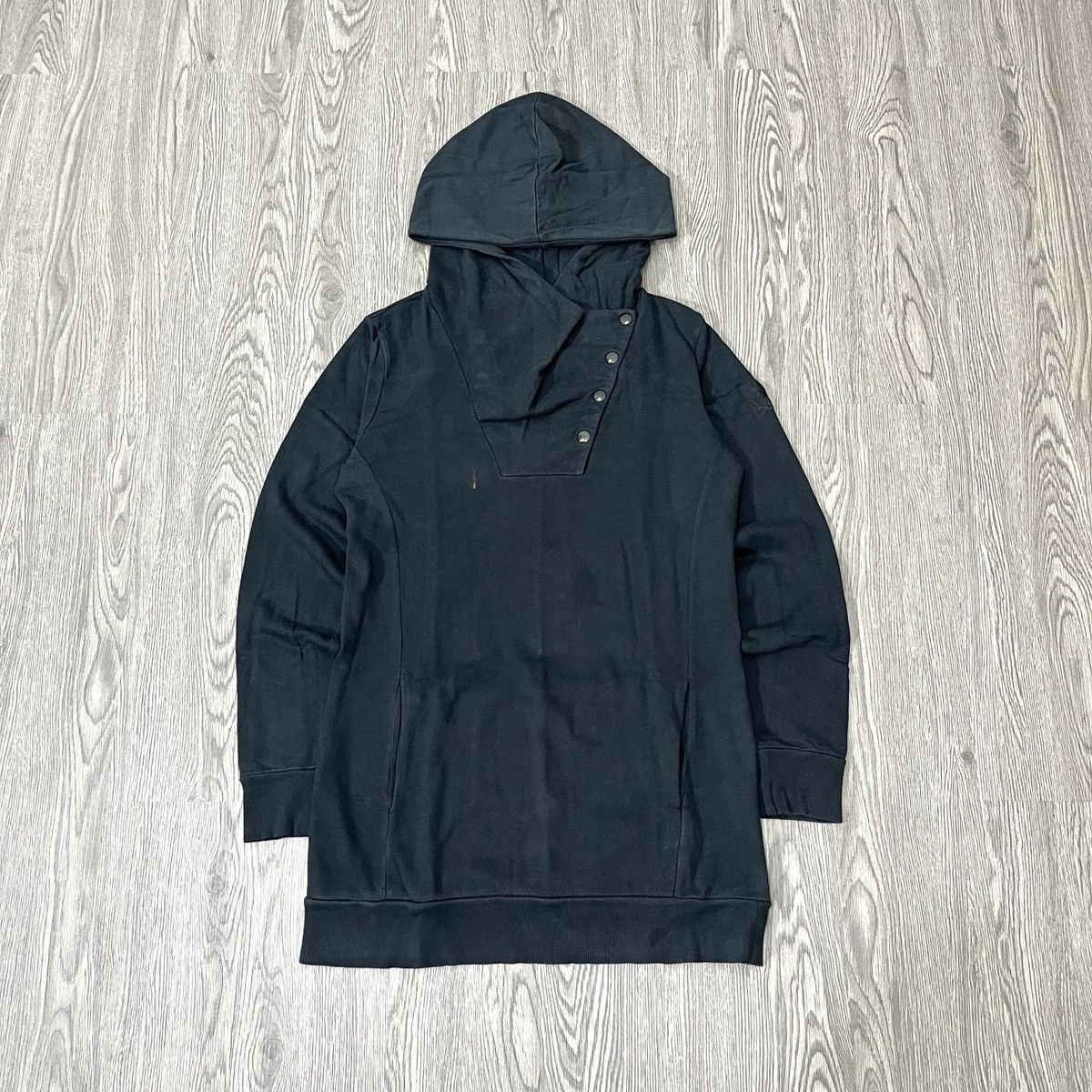 14th Addiction 2000s DOHC - Asymmetrical Button Hoodie Rick Owen Style Size US M / EU 48-50 / 2 - 4 Thumbnail
