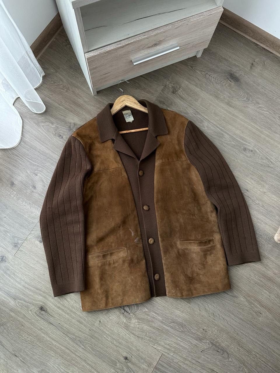 Japanese Brand × Vintage Vetements Confezioni ESCO KLEIDRAG Leather Distressed Jacket Size US M / EU 48-50 / 2 - 3 Thumbnail
