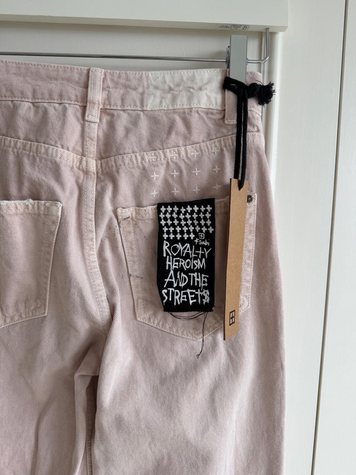 Ksubi new ksubi womens denim jeans brooklyn blush pink 24 6 s Size 24" / US 00 / IT 34 - 7 Thumbnail