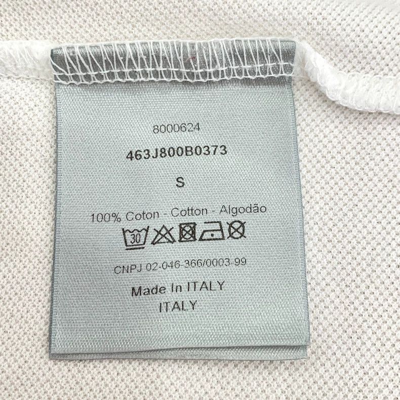 Dior Dior White little bee embroidered cotton short-sleeved Polo Size US S / EU 44-46 / 1 - 6 Thumbnail
