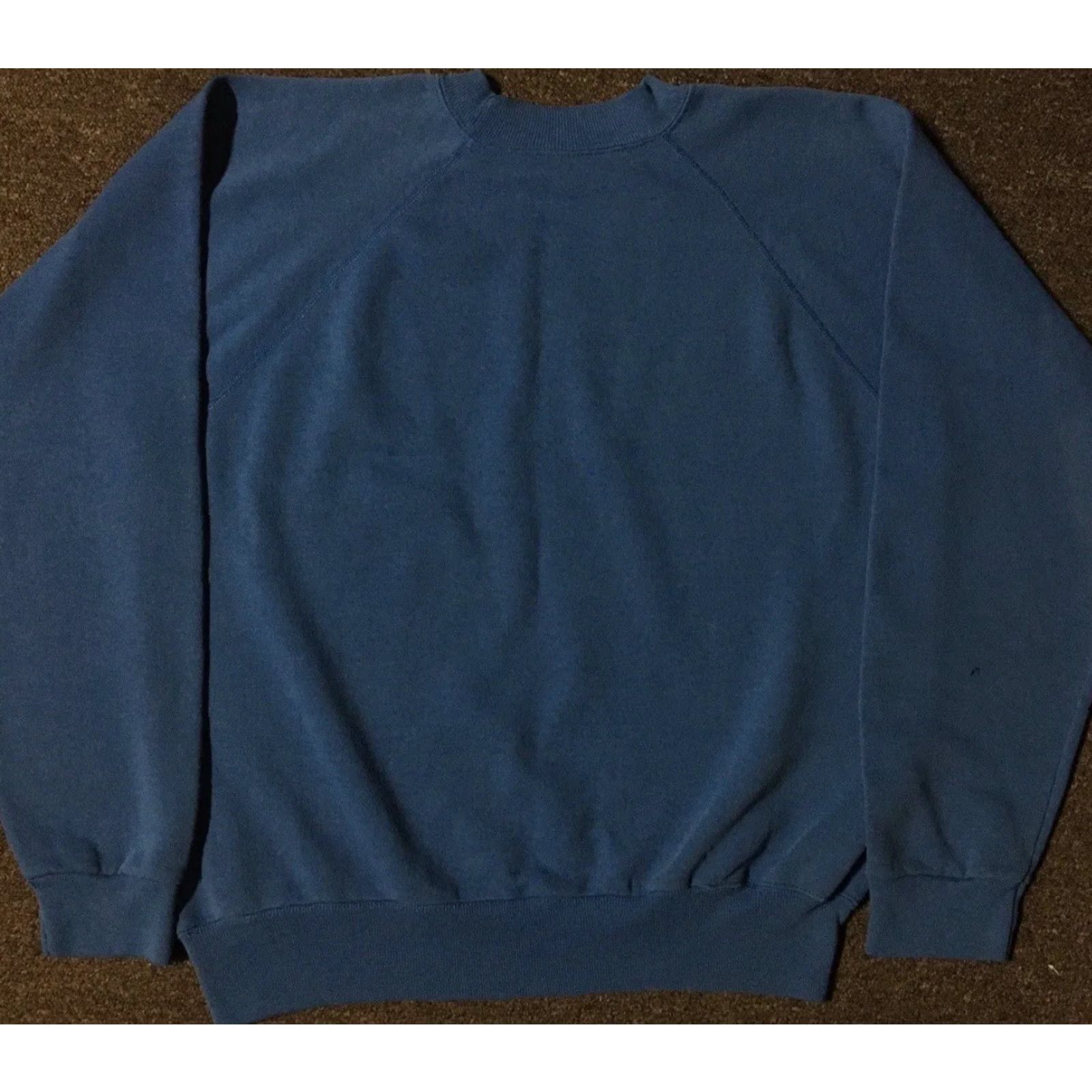 Vintage VINTAGE 80s 91st Psalm School Eagles Faded Distressed Sweatshirt S Mens Blue Pullover Hoodie US Made Size US S / EU 44-46 / 1 - 2 Thumbnail
