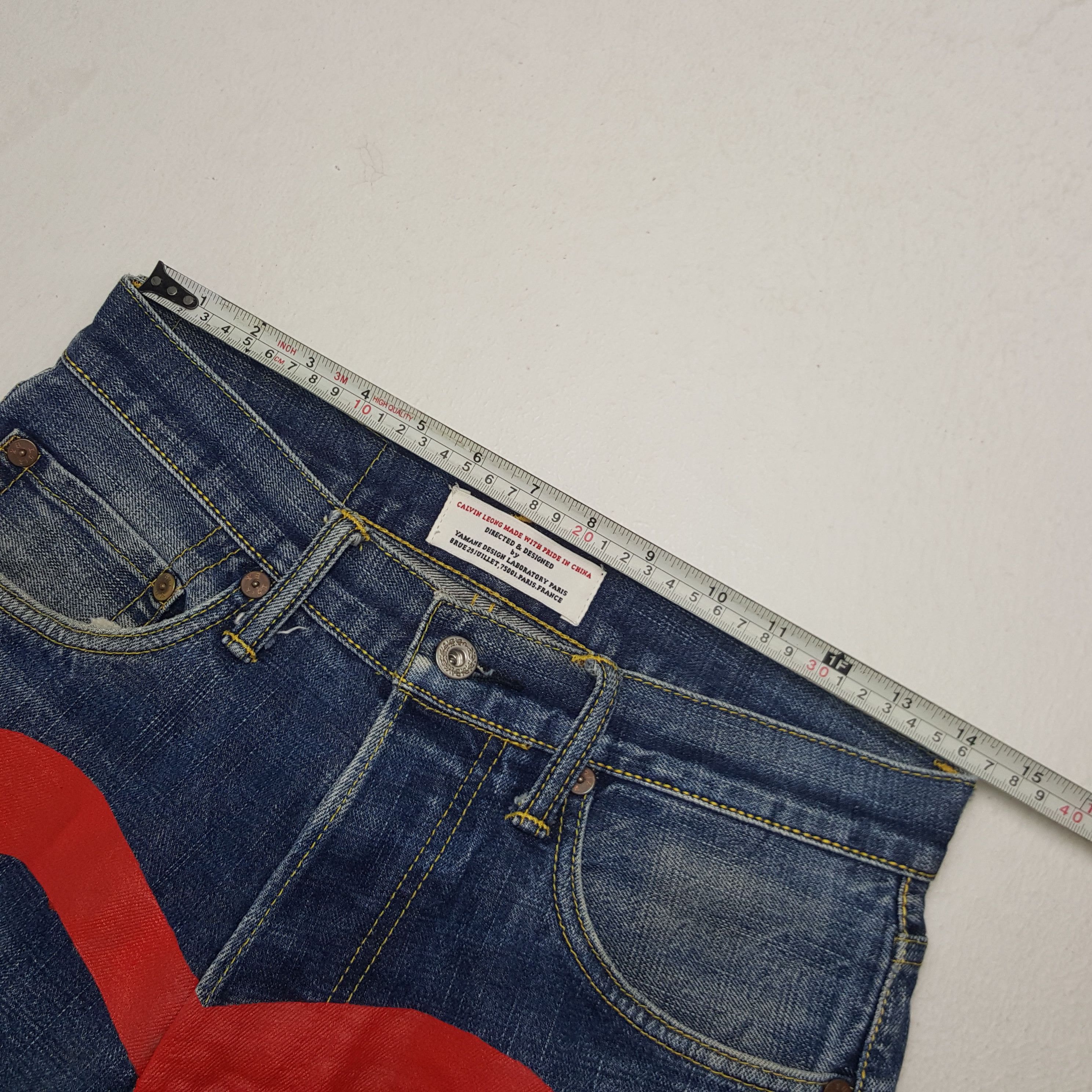 Evisu × Japanese Brand × Vintage Vintage Evisu Paris Japanese Brand Daicock Custom Denim Jean Size US 28 / EU 44 - 10 Thumbnail