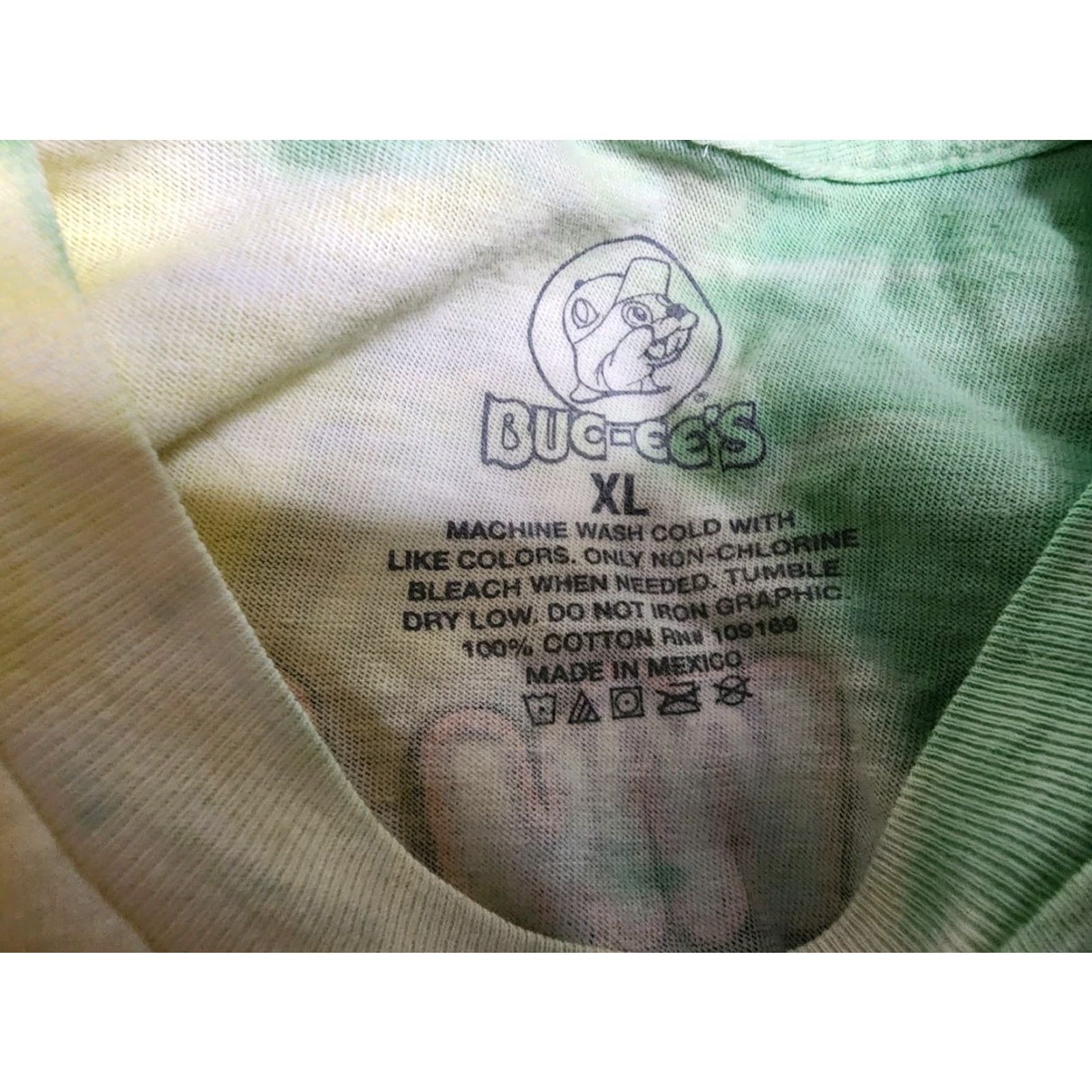 Doublet Buc-ee's Tie Dye T-Shirt XL Unisex Multicolor Bunny Double Sided Short Sleeve Modern Spring Summer Mens Size US XL / EU 56 / 4 - 4 Thumbnail