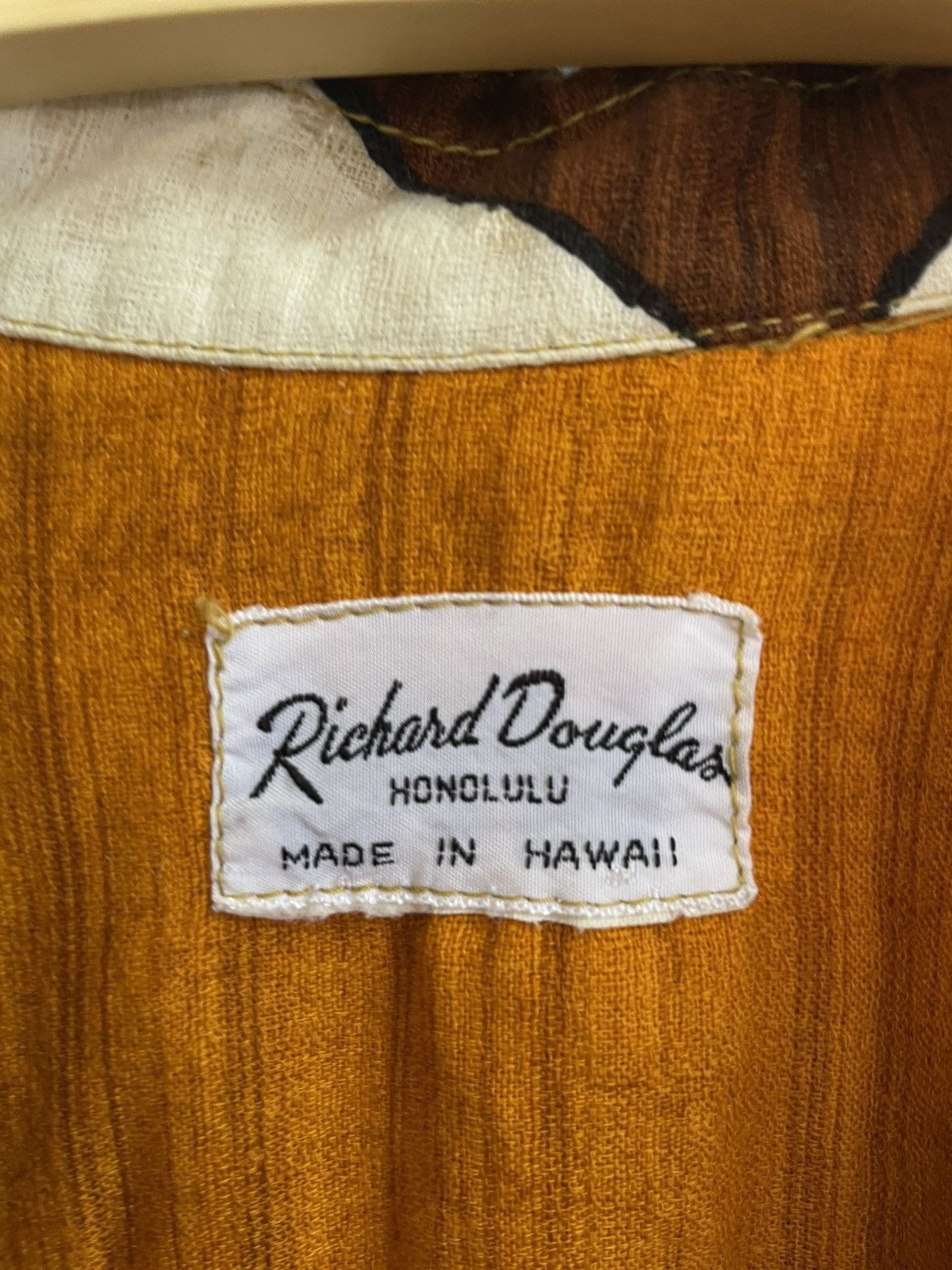 Vintage Vintage 60s Richard Douglas zip up Hawaiian shirt Size US M / EU 48-50 / 2 - 5 Thumbnail