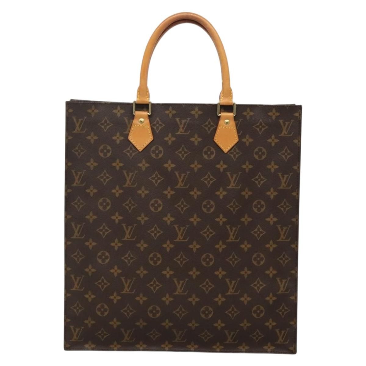 Louis Vuitton LOUIS VUITTON Monogram Sac Plat Hand Bag M51140 Size ONE SIZE - 2 Thumbnail