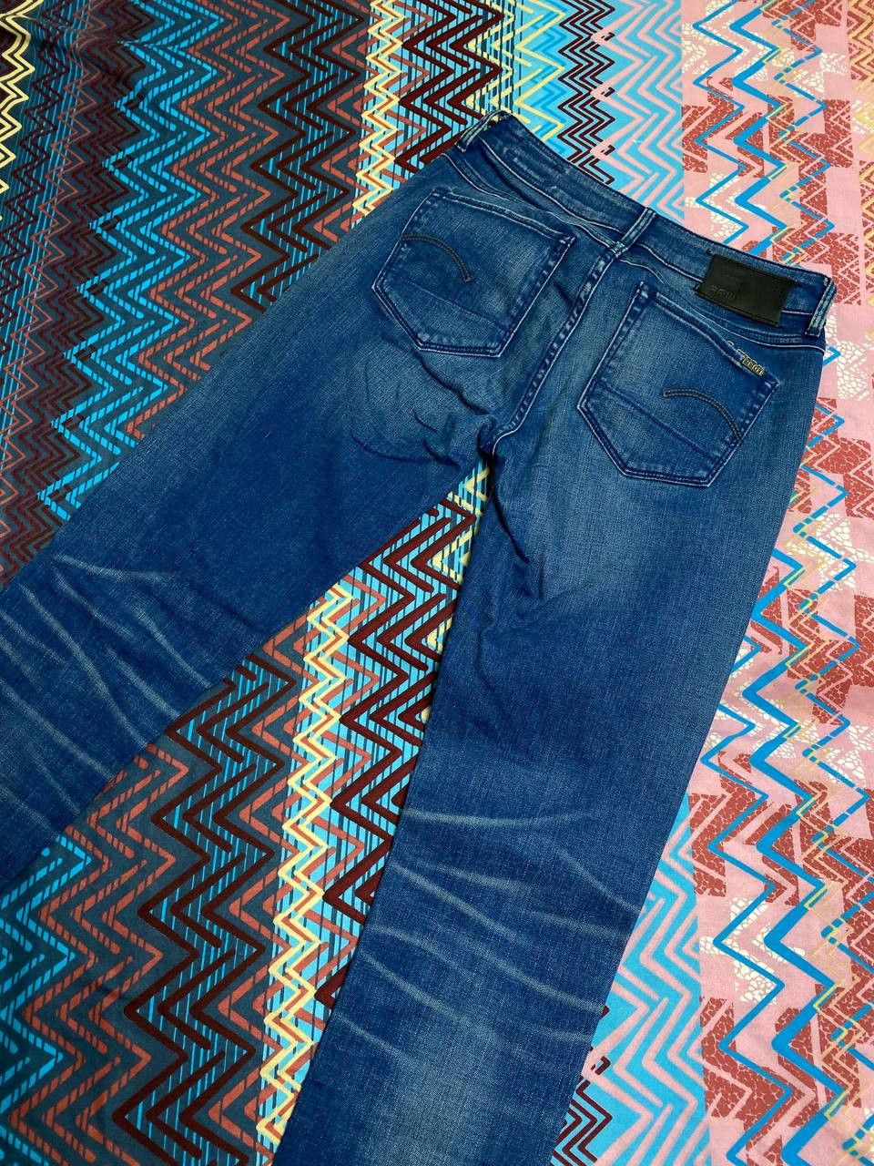 G-Star vintage blue jeans G-Star Raw 3301 Y2K streetwear Size US 27 - 18 Thumbnail