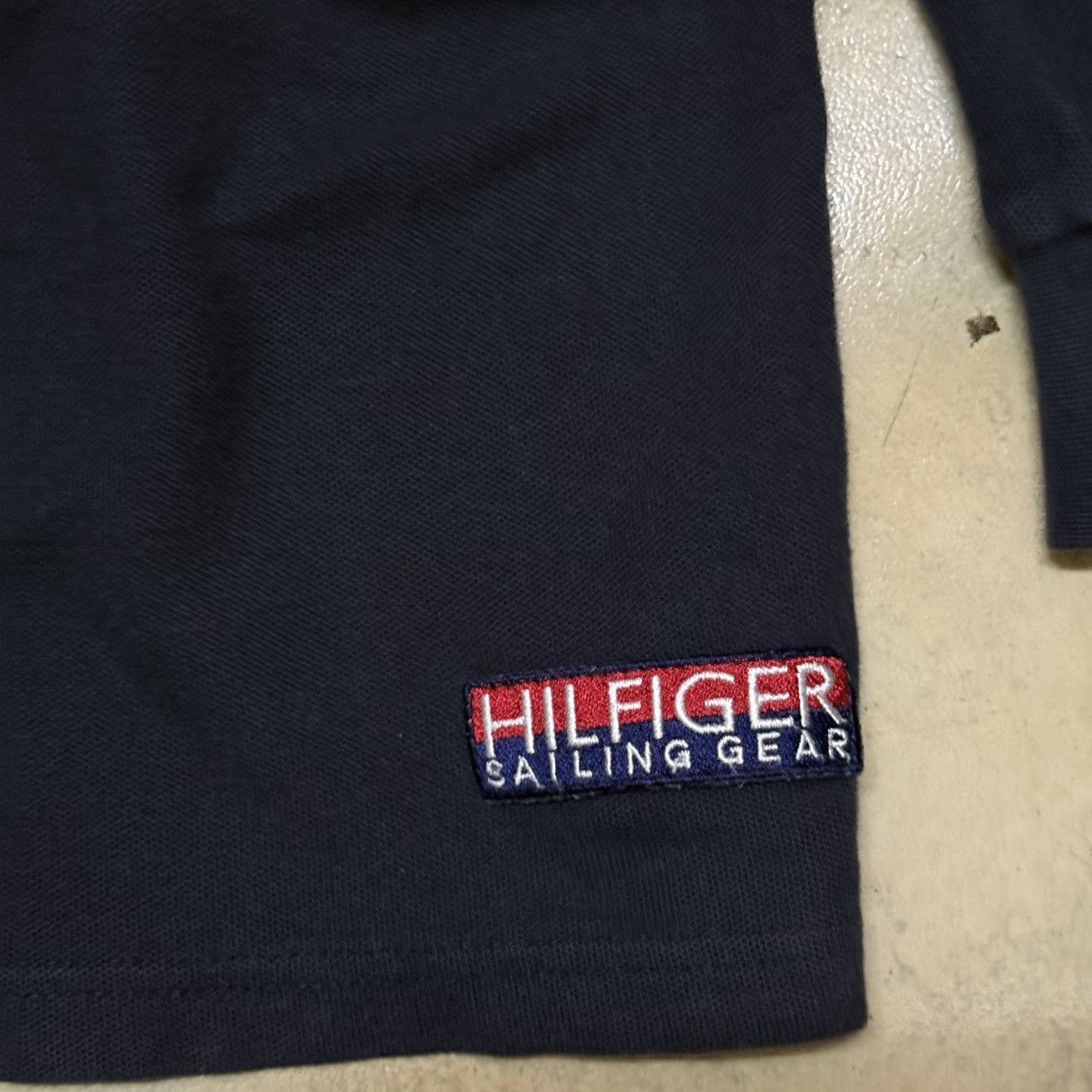 Tommy Hilfiger × Vintage Vintage Tommy Hilfiger Big Logo Spell-out Long Sleeve Shirt Size US L / EU 52-54 / 3 - 6 Thumbnail