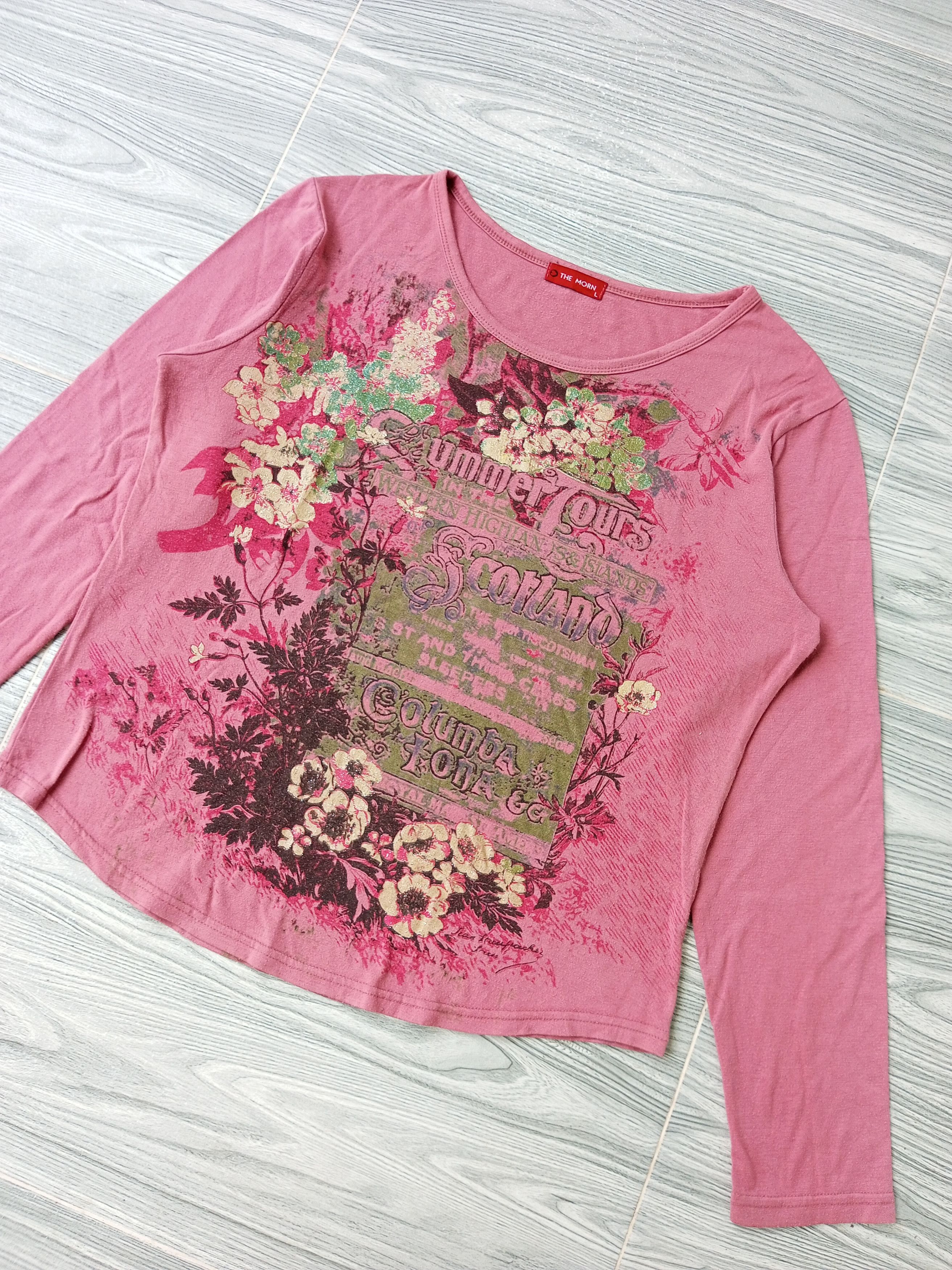 If Six Was Nine × Japanese Brand × Le Grande Bleu (L.G.B.) "No Wash Tag" Gothic Poem Long Sleeve Japanese T Shirt Size US L / EU 52-54 / 3 - 2 Thumbnail