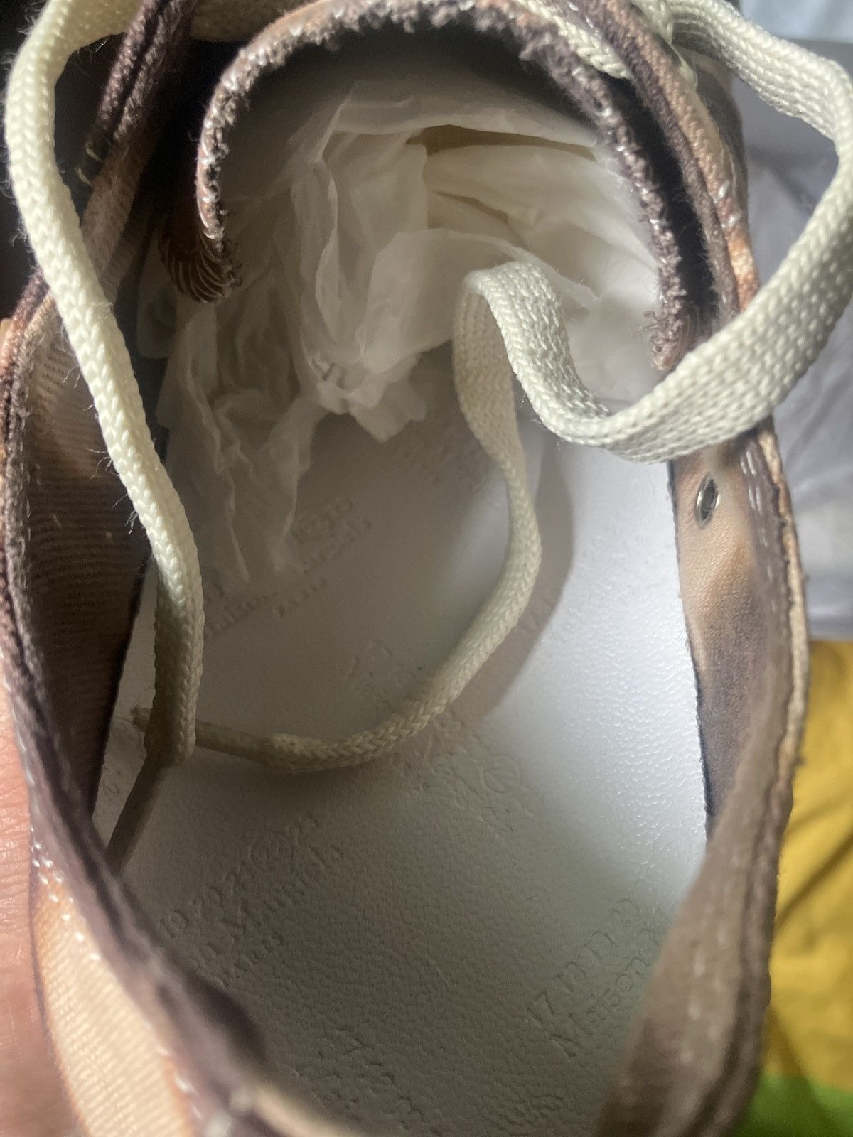 Maison Margiela Maison Margiela 20SS Tabi Tie Dye Pattern Low-cut Sneakers Size US 8 / EU 41 - 17 Thumbnail