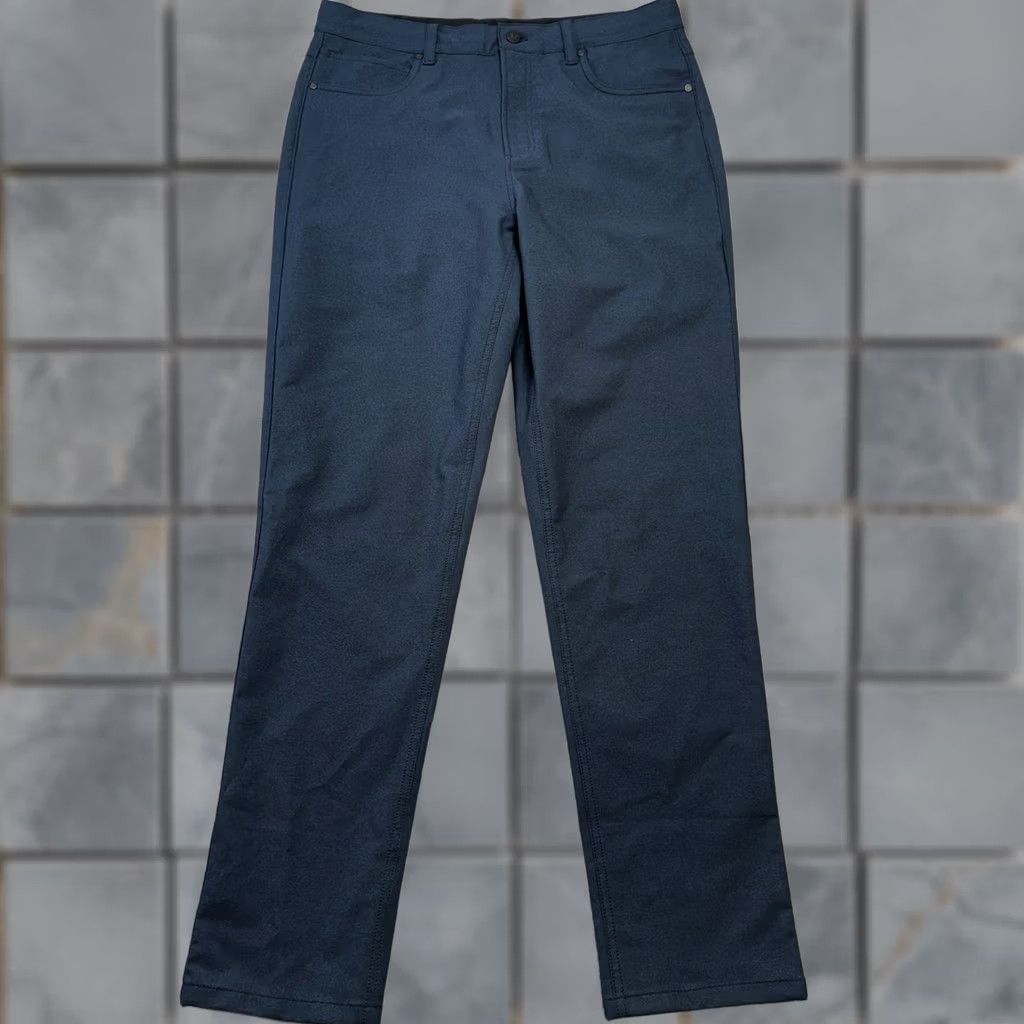 Vintage Ministry of Supply Kinetic Pants Mens 34 Blue 5 Pocket Tech Performance Commute Size US 34 / EU 50 - 1 Thumbnail