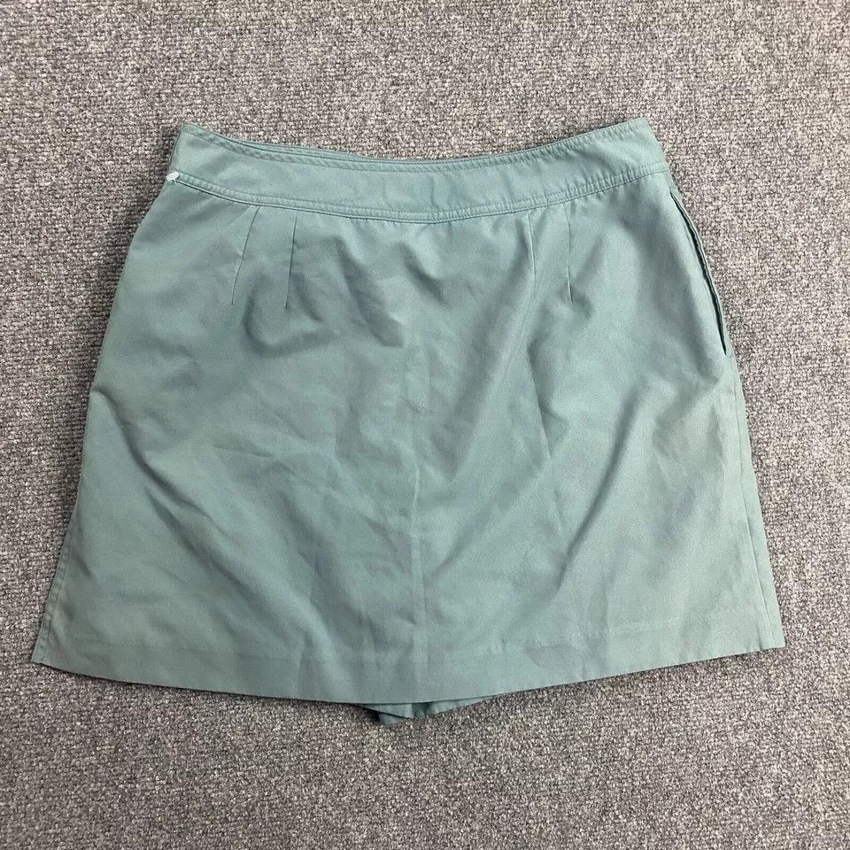 Izod × Vintage Vintage Izod Skort Women's 12 Blue Golf Button Fly Size 34" / US 12 / IT 48 - 4 Thumbnail