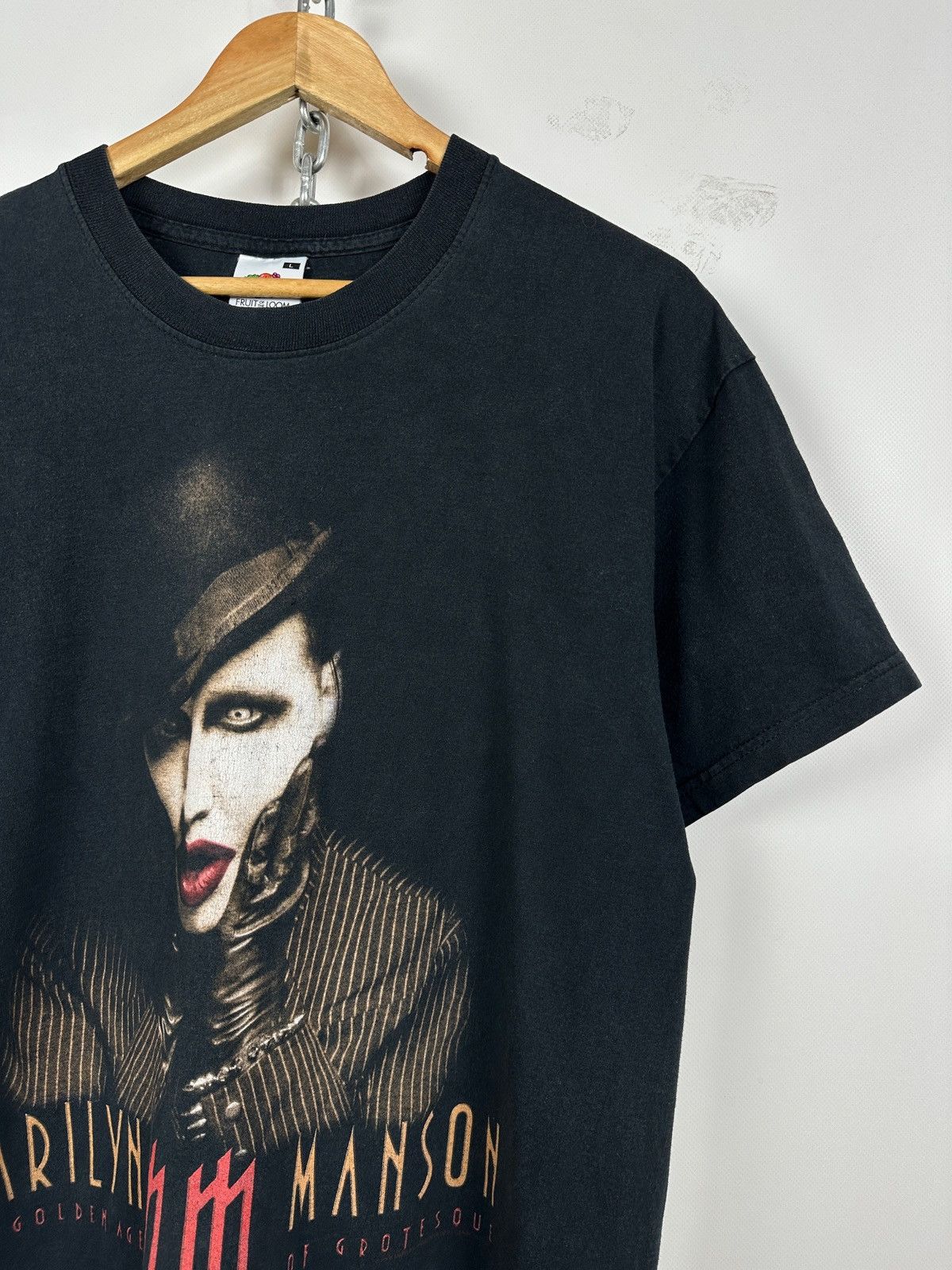 Band Tees 2003 Vintage Marilyn Manson The Golden Age of Grotesque Size US L / EU 52-54 / 3 - 5 Thumbnail
