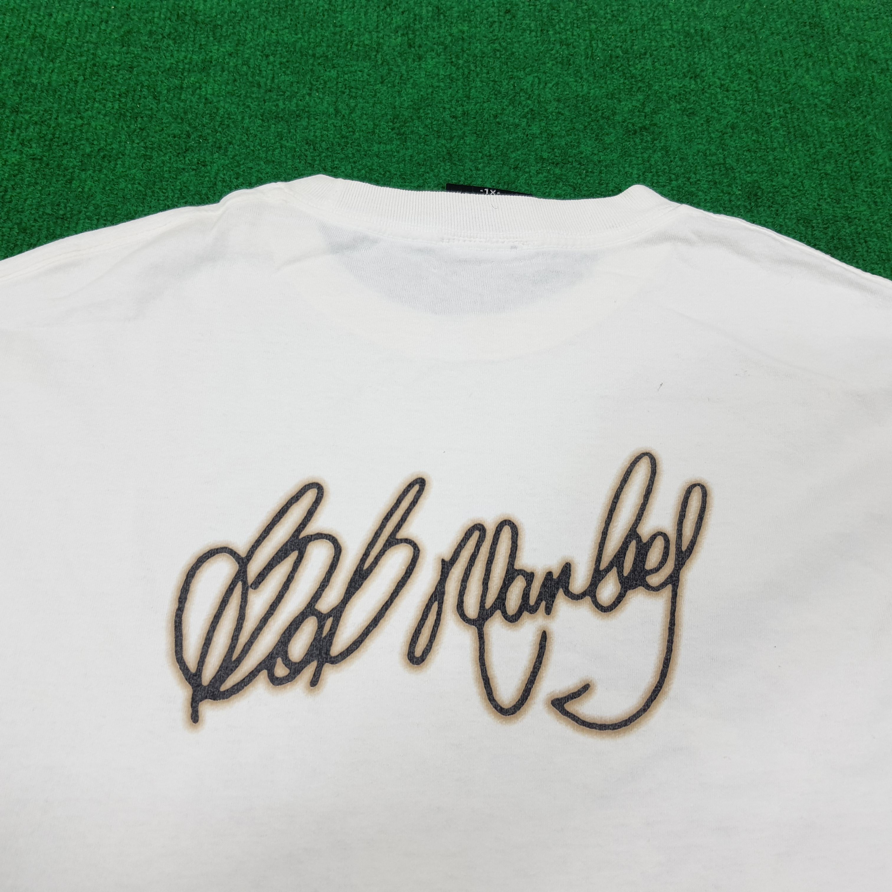 Bob Marley × Rap Tees × Vintage Vintage Bob Marley Reggae Singer Long Sleeve Tshirt Size US XL / EU 56 / 4 - 5 Thumbnail