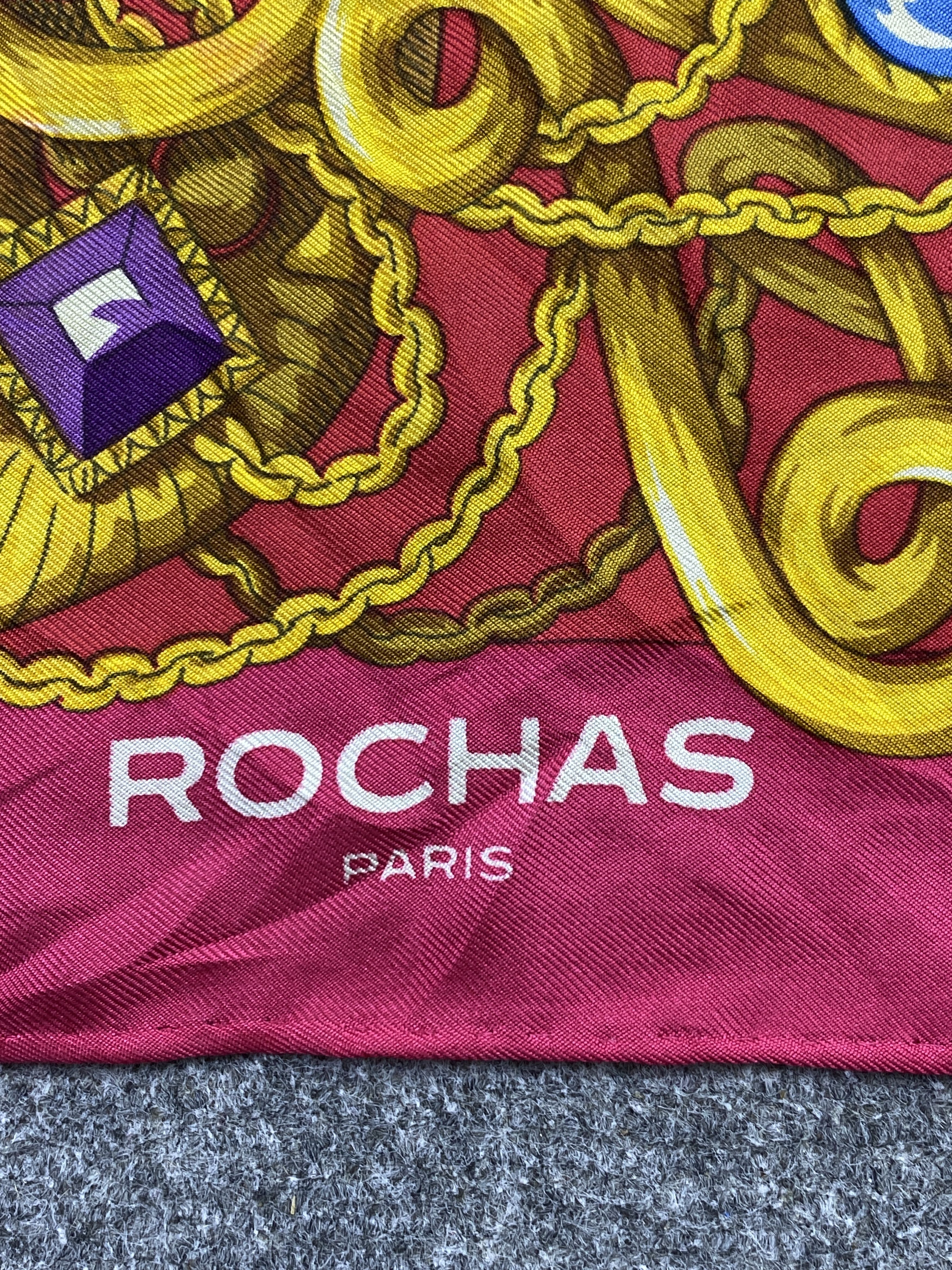 Rochas Vintage Rochas Paris Silk Scarf / Silk Shawl SN0272 Size ONE SIZE - 8 Thumbnail