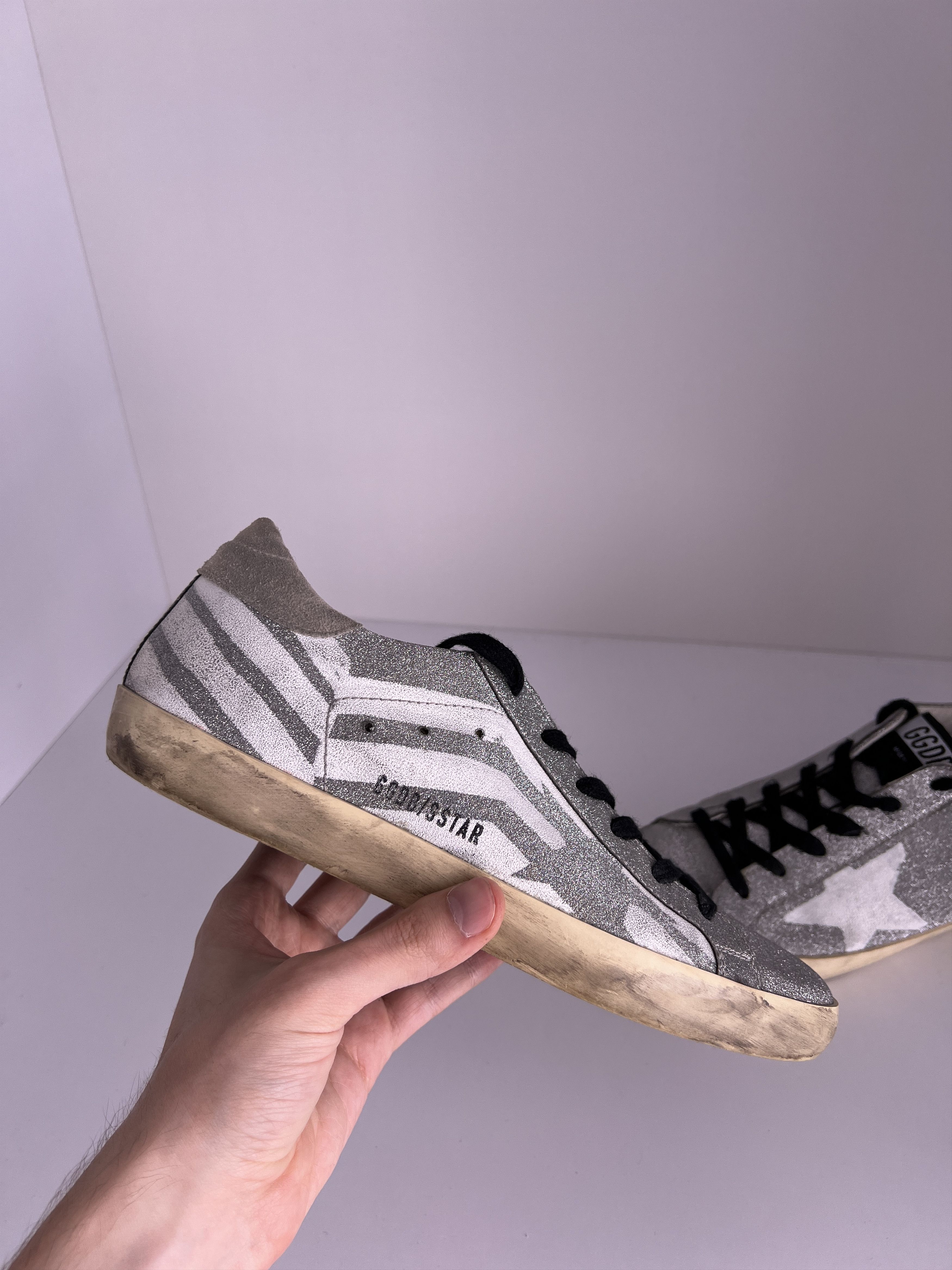 Golden Goose × Vintage Vintage GOLDEN GOOSE Superstar Sneakers Size US 7 / EU 40 - 6 Thumbnail