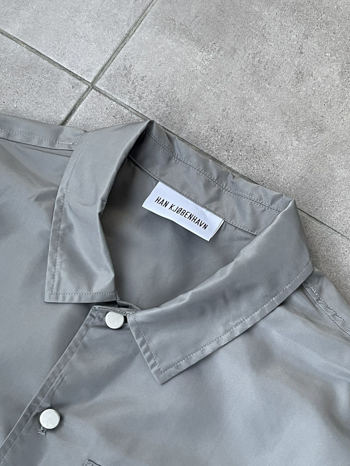 Han Kjobenhavn !DS! FW22 Han Kjobenhavn Grey Summer Shirt Short Sleeve Size US M / EU 48-50 / 2 - 17 Thumbnail