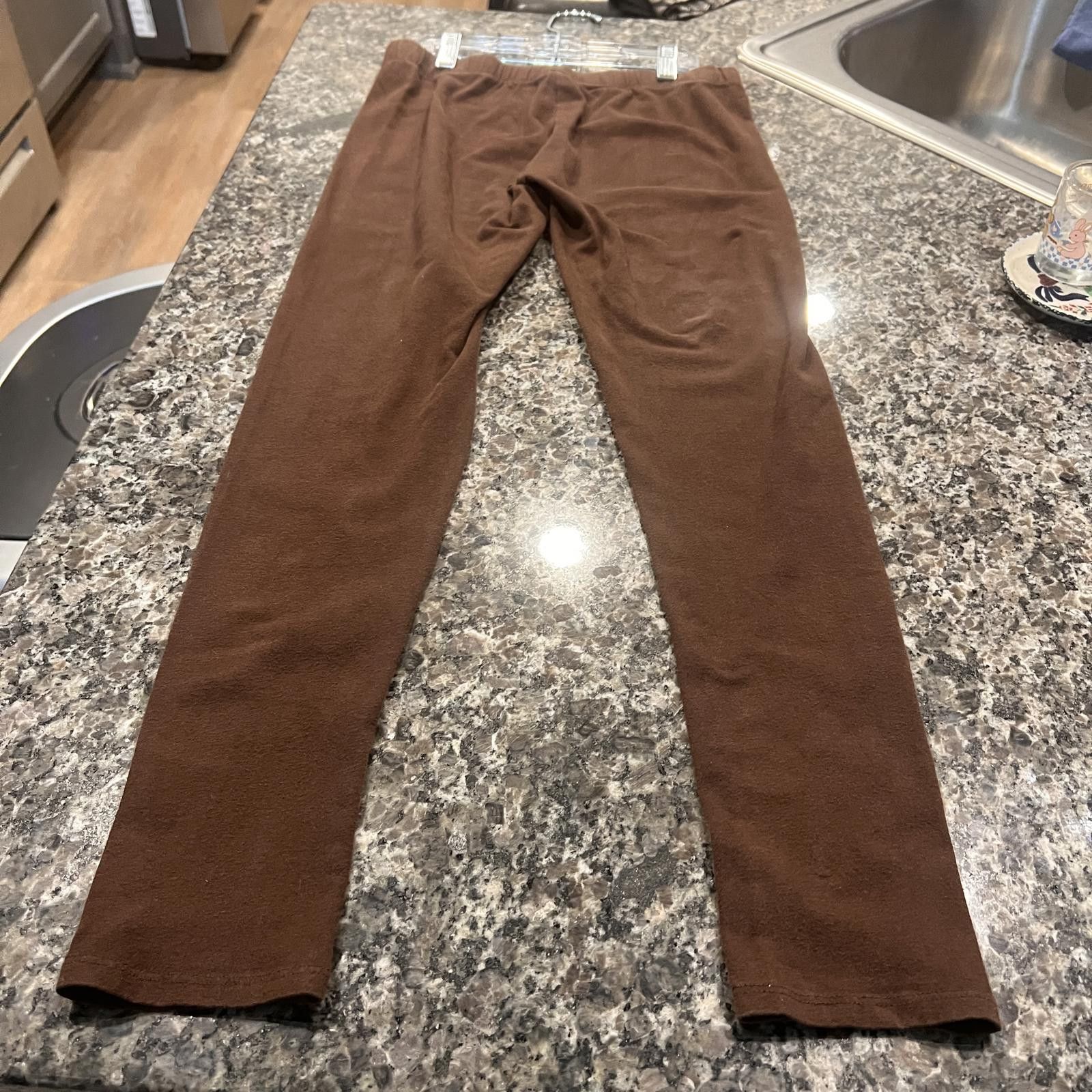 Other Women's Brown Leggings Medium Size 32" / US 10 / IT 46 - 2 Thumbnail