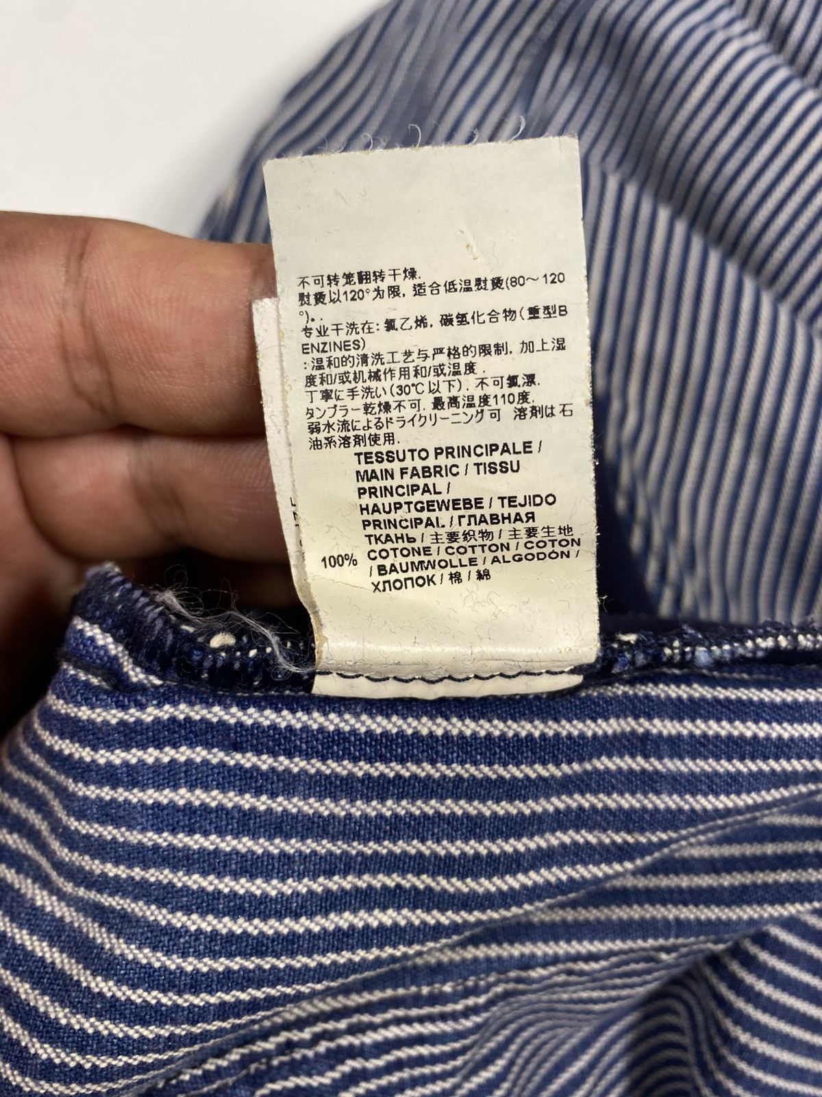 Marni Marni Denim Hickory Pants Size US 31 - 9 Thumbnail
