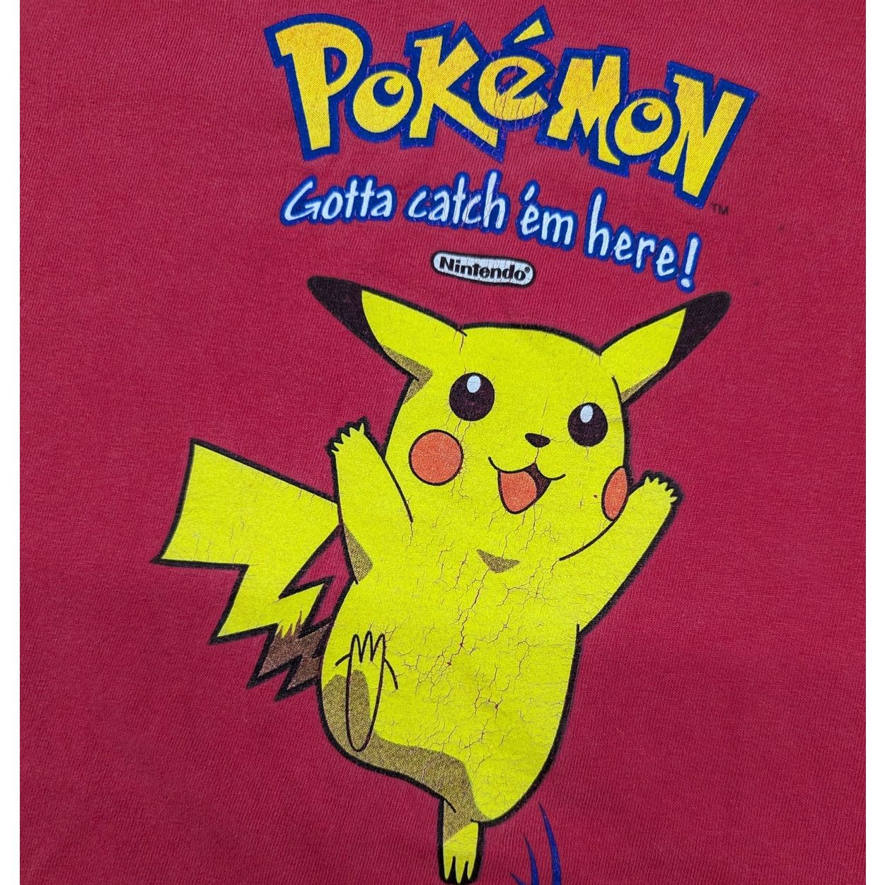 Pokemon × Vintage Vintage Pokemon Pikachu Burger King Big Kids promo t-shirt Size US XL / EU 56 / 4 - 2 Thumbnail