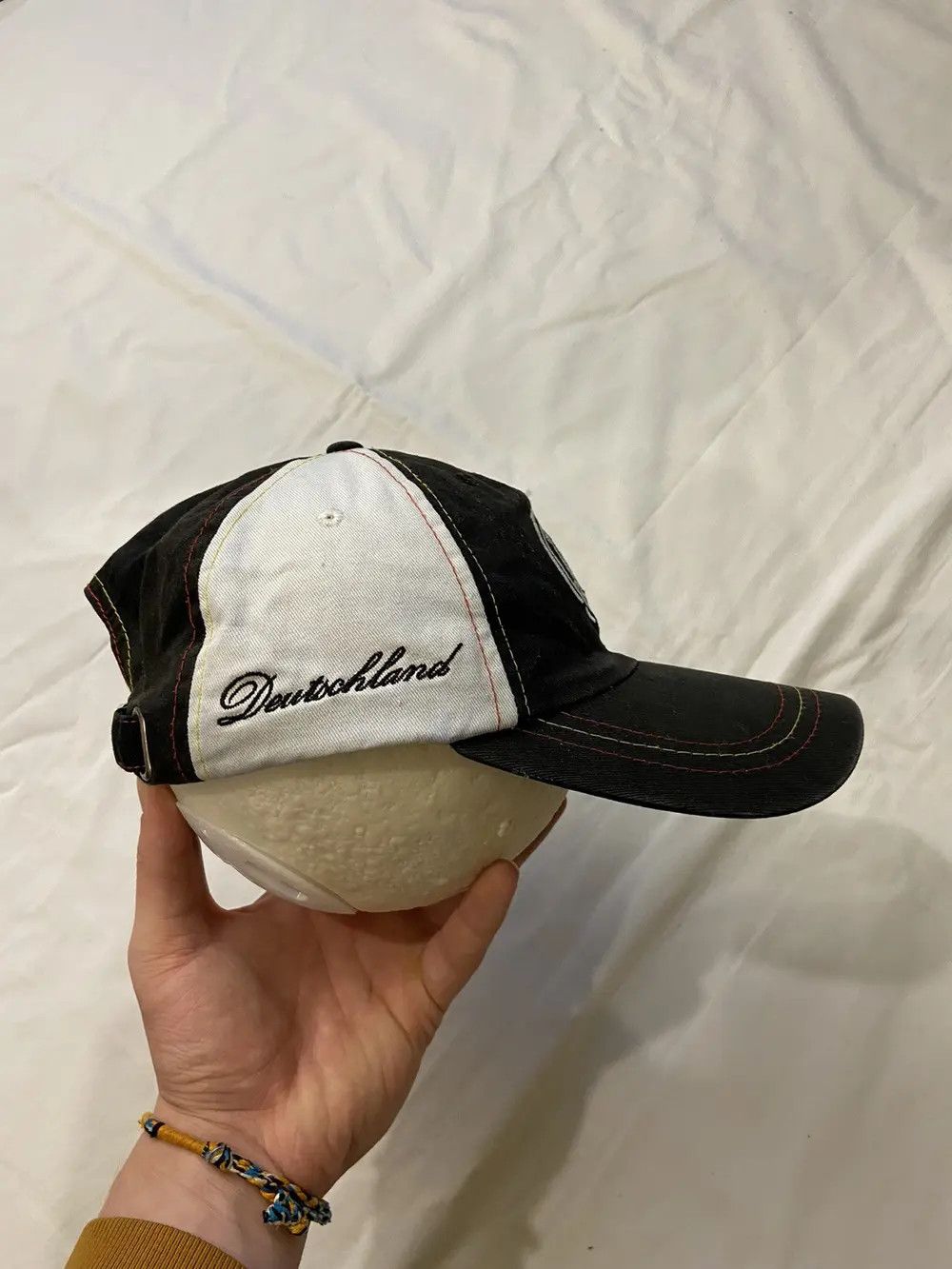 Vintage VINTAGE GERMANY SOCCER CAP Y2K HAT DEUTSCHER FUSSBALL BUND Size ONE SIZE - 2 Thumbnail