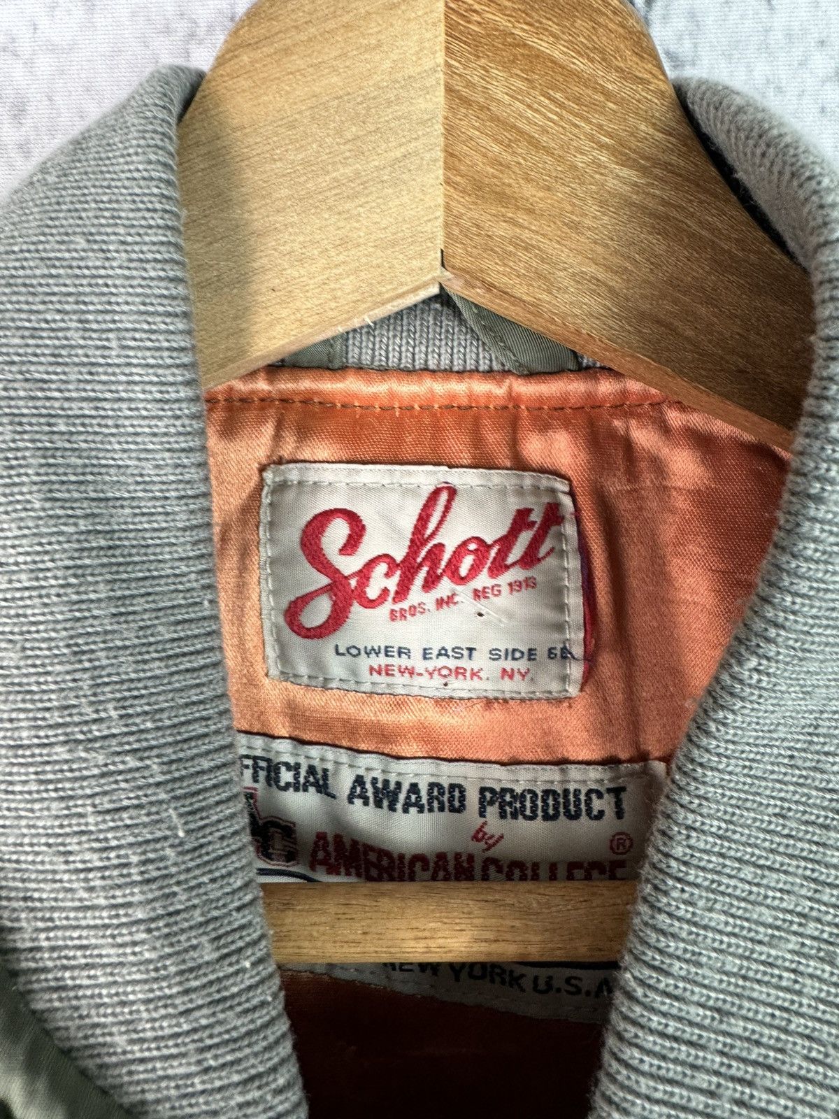 Schott Vintage Schott Brown MA-1 Reversible Cropped Bomber Jacket Size M / US 6-8 / IT 42-44 - 3 Thumbnail