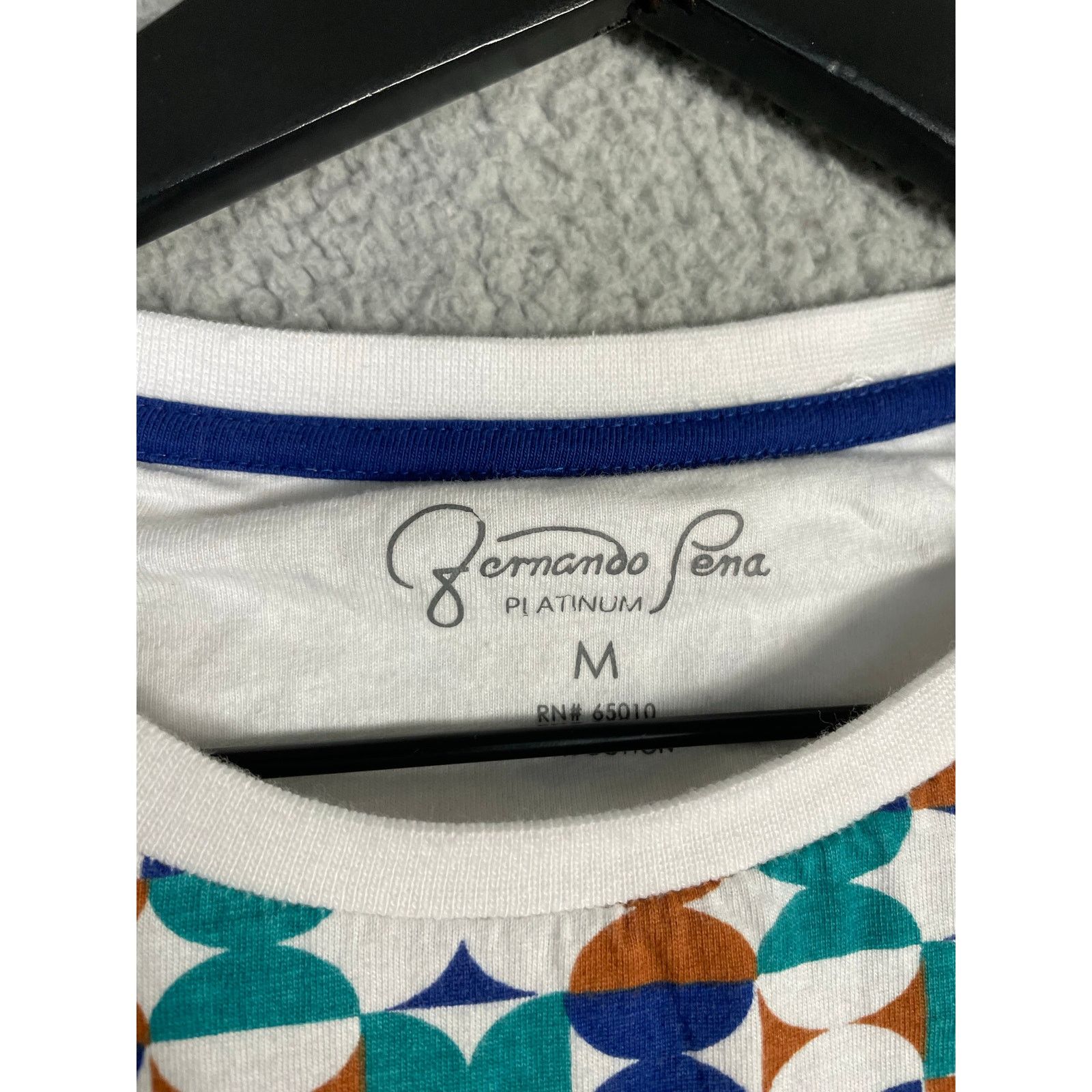 Other Fernando Pena Platinum Geometric Print T-Shirt Men's Medium Size US M / EU 48-50 / 2 - 2 Thumbnail