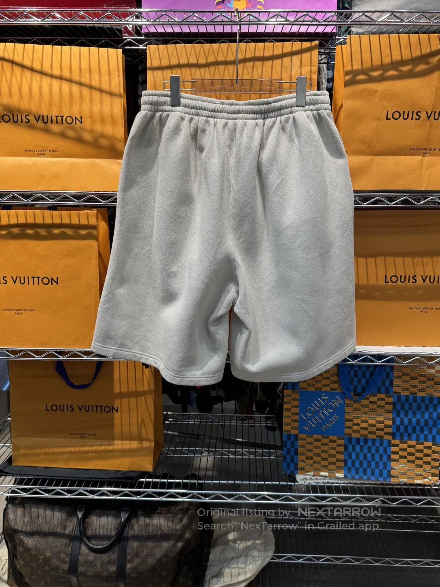 Balenciaga Balenciaga Grey Double Hook Shorts. Size US 30 / EU 46 - 2 Thumbnail