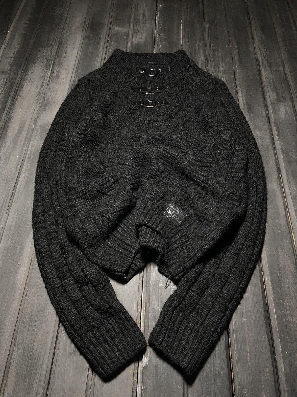 Japanese Brand × Junya Watanabe × Yohji Yamamoto Vintage Streetwear Kapital Style Sweater Zip Hoodie 90s Size US M / EU 48-50 / 2 - 1 Thumbnail
