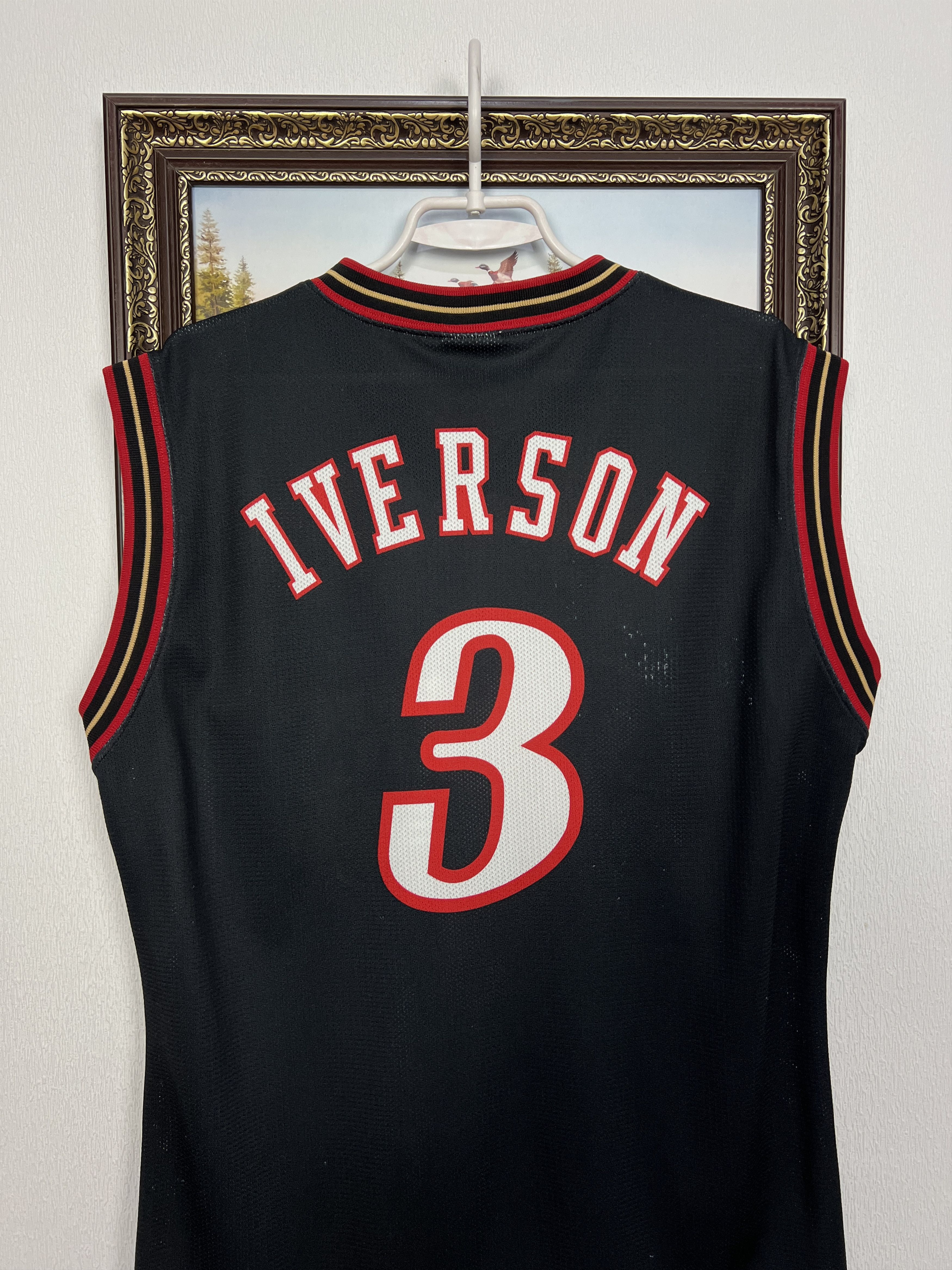Champion Vintage Philadelphia 76ers Sixers NBA Iverson Jersey Shirt Size US L / EU 52-54 / 3 - 10 Thumbnail