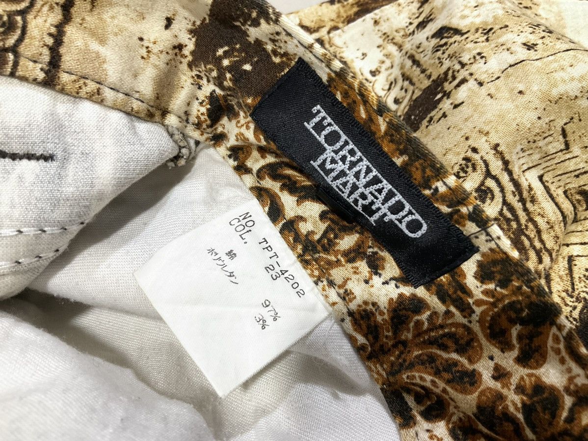 If Six Was Nine × Japanese Brand × Tornado Mart 🔥Y2K Archived Tornado Mart Flare Pants Tribal Acid JPG Size US 28 / EU 44 - 11 Thumbnail