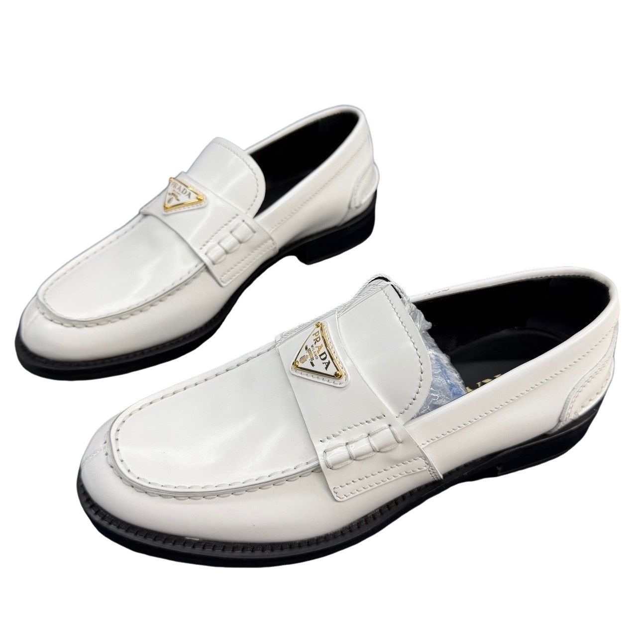 Prada Prada Triangle Logo Loafers Size 36 Size US 6 / IT 36 - 1 Thumbnail