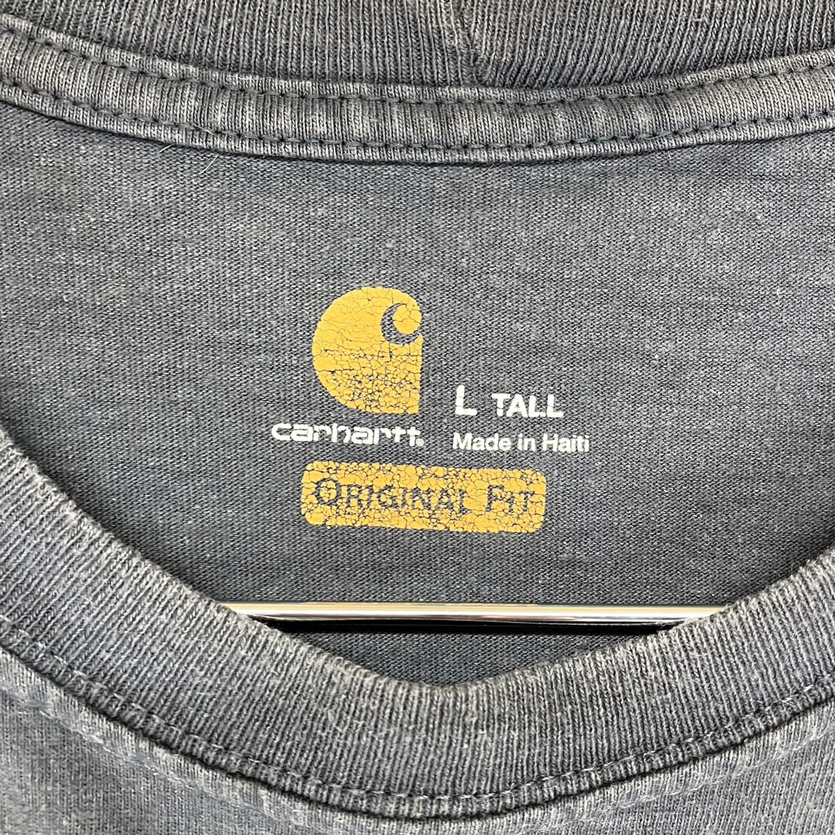 Carhartt VINTAGE Carhartt Shirt Adult Large TALL Moonstone Crew Neck Heavy Cotton 2016 Mens Size US L / EU 52-54 / 3 - 3 Thumbnail