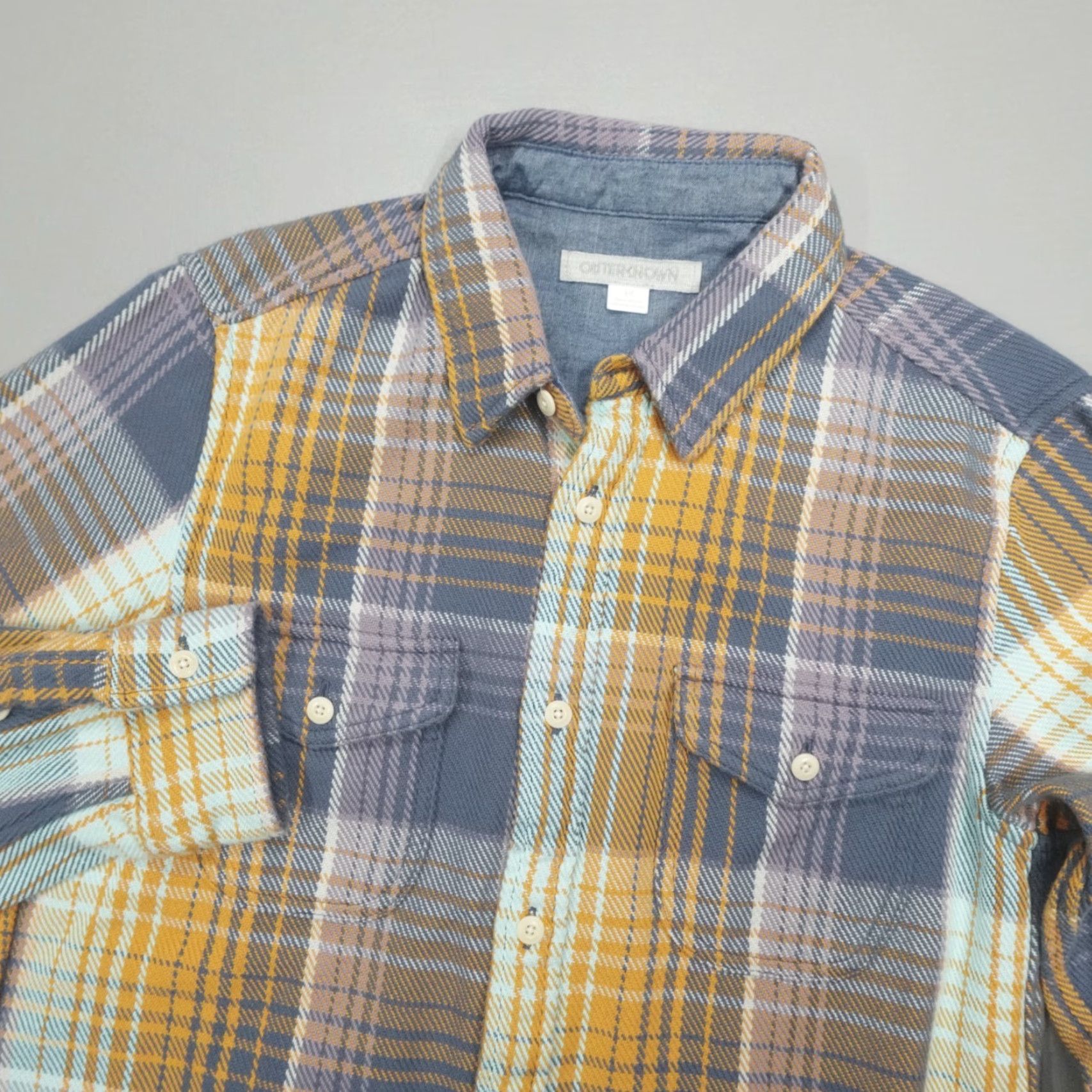 Outerknown Outerknown Blanket Shirt Plaid Button Up Men's Size S Organic Cotton Multicolor Casual Workwear Travel Long Sleeve Button-Up Size US S / EU 44-46 / 1 - 2 Thumbnail