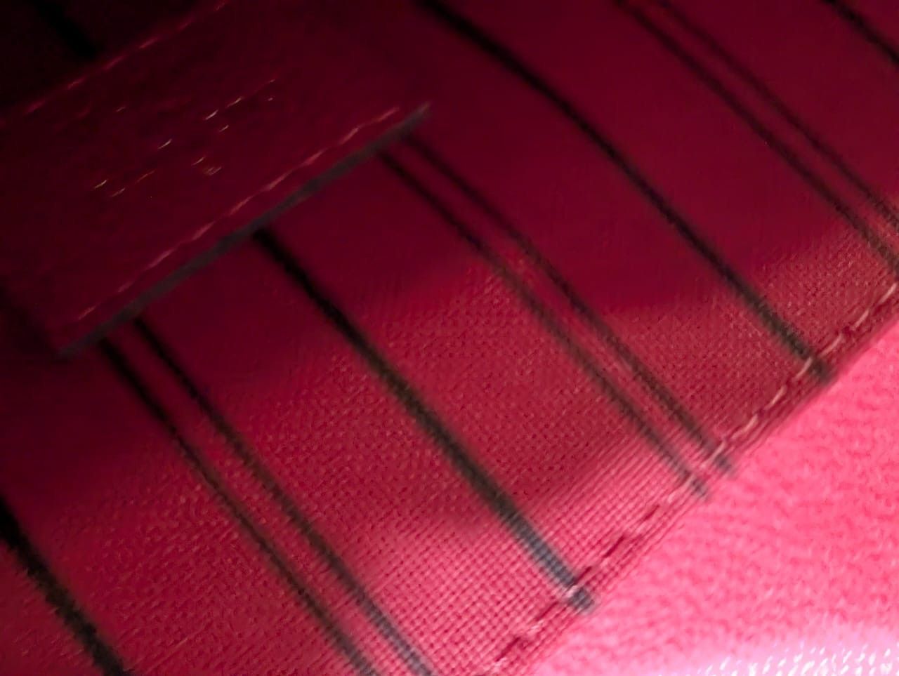 Louis Vuitton Louis Vuitton Red Monogram Empreinte Pochette Metis Size ONE SIZE - 8 Thumbnail