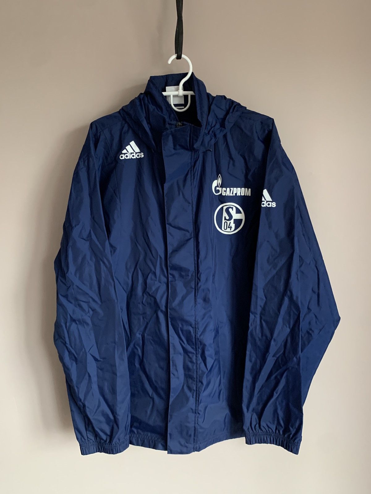 Adidas Schalke 04 2009 Football Track Jacket Adidas Soccer Size L Size US L / EU 52-54 / 3 - 1 Thumbnail