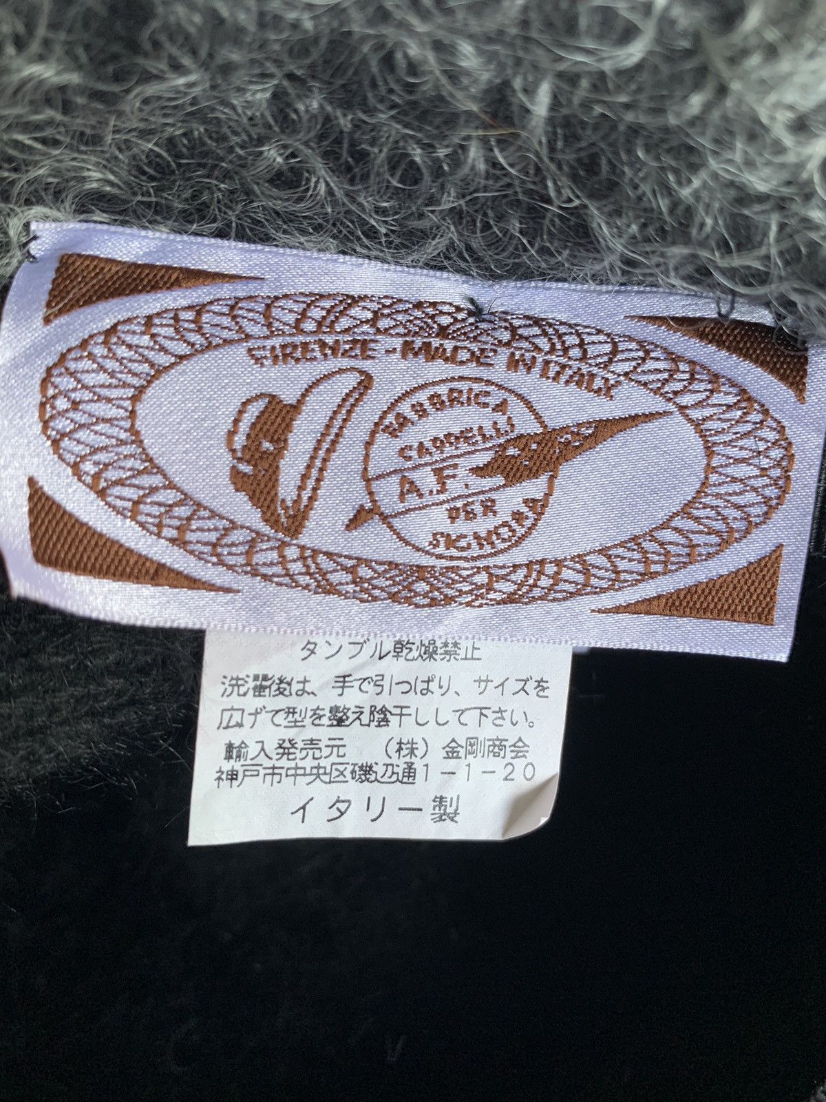 Japanese Brand × Vintage Punk Style Mohair Fur Made In Italy Bucket Hat Size ONE SIZE - 8 Thumbnail