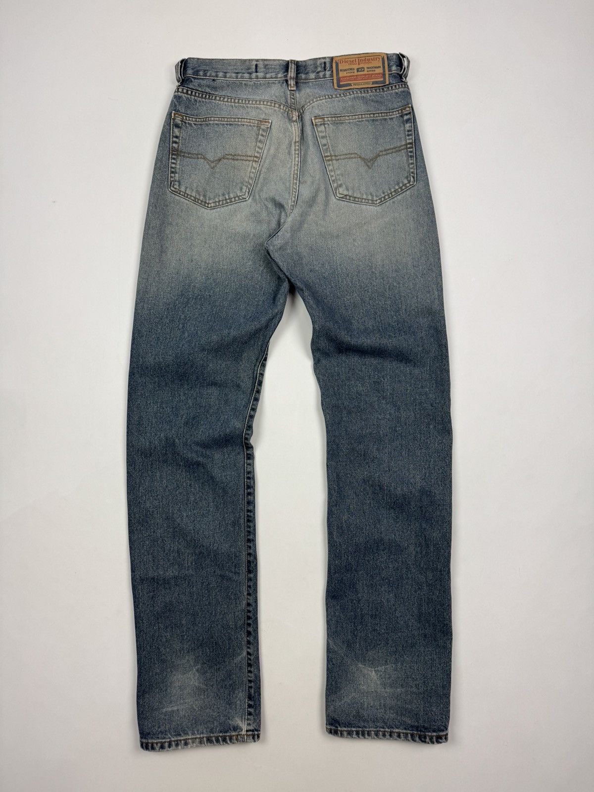 Diesel Y2K Vintage Diesel Regulated Washed Denim Jeans Size US 31 - 14 Thumbnail