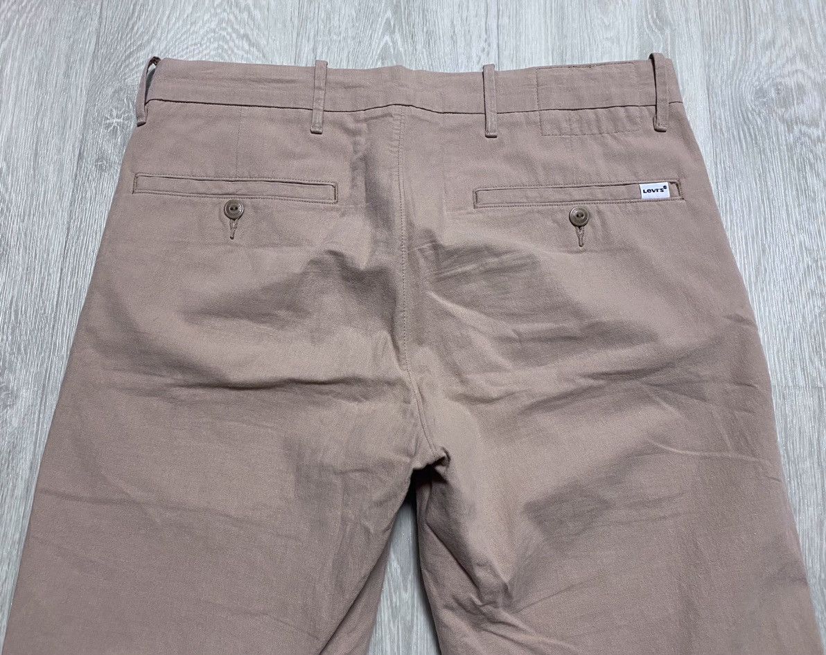 Levi's Vintage Clothing Levi’s Cotton Linen Sand Casual Chino Trousers Pants Size US 31 - 5 Thumbnail