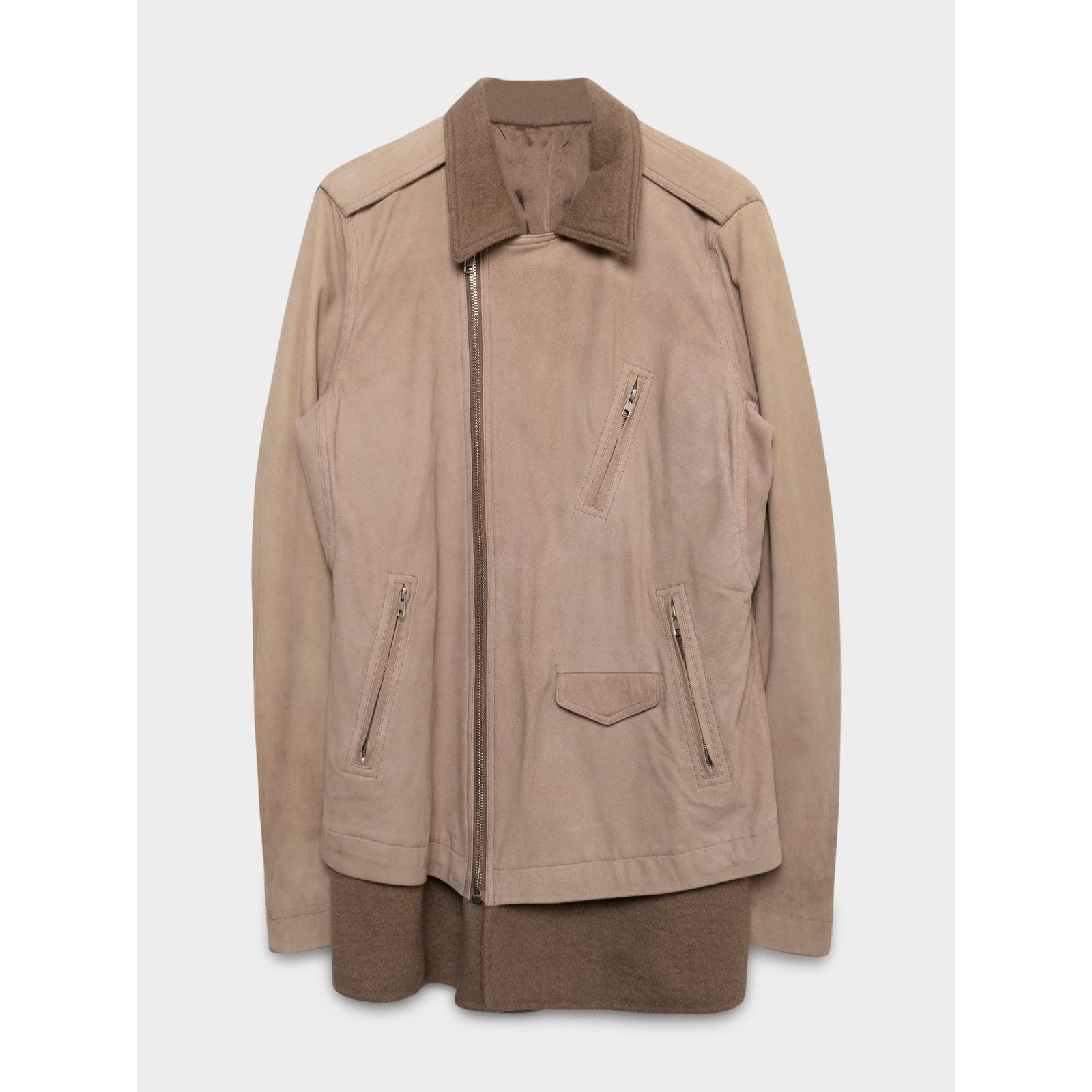 Rick Owens ‘Sphinx’ Lamb & Cashmere Stooges Jacket Size US XL / EU 56 / 4 - 1 Thumbnail