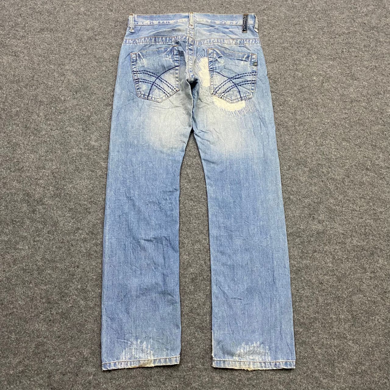 If Six Was Nine 💥Best Offer💥Vintage Pura mania Brazil Distressed Denim Size US 34 / EU 50 - 2 Thumbnail