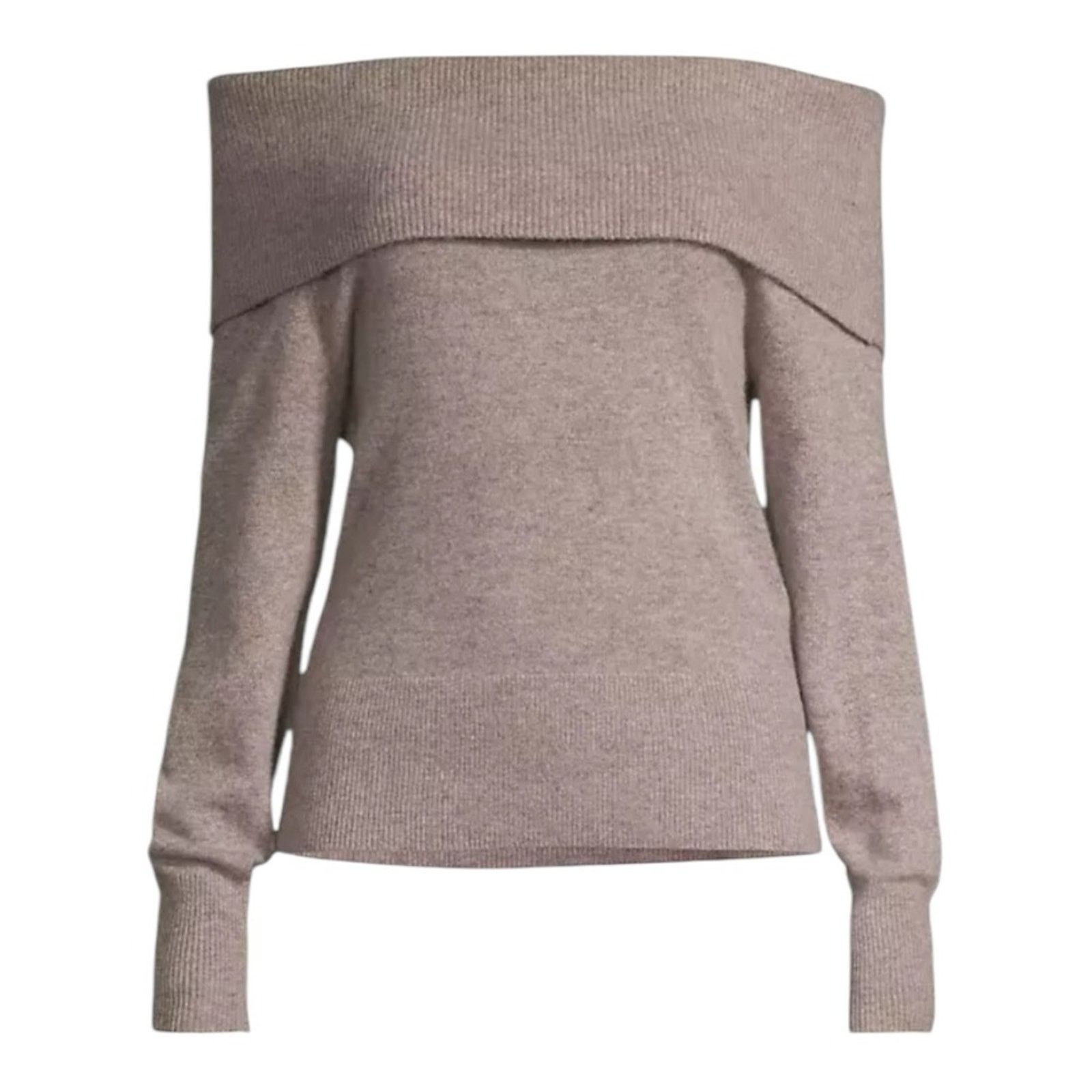 White + Warren White + Warren Cashmere Bardot Knit Sweater Tan Size Medium Size M / US 6-8 / IT 42-44 - 2 Thumbnail