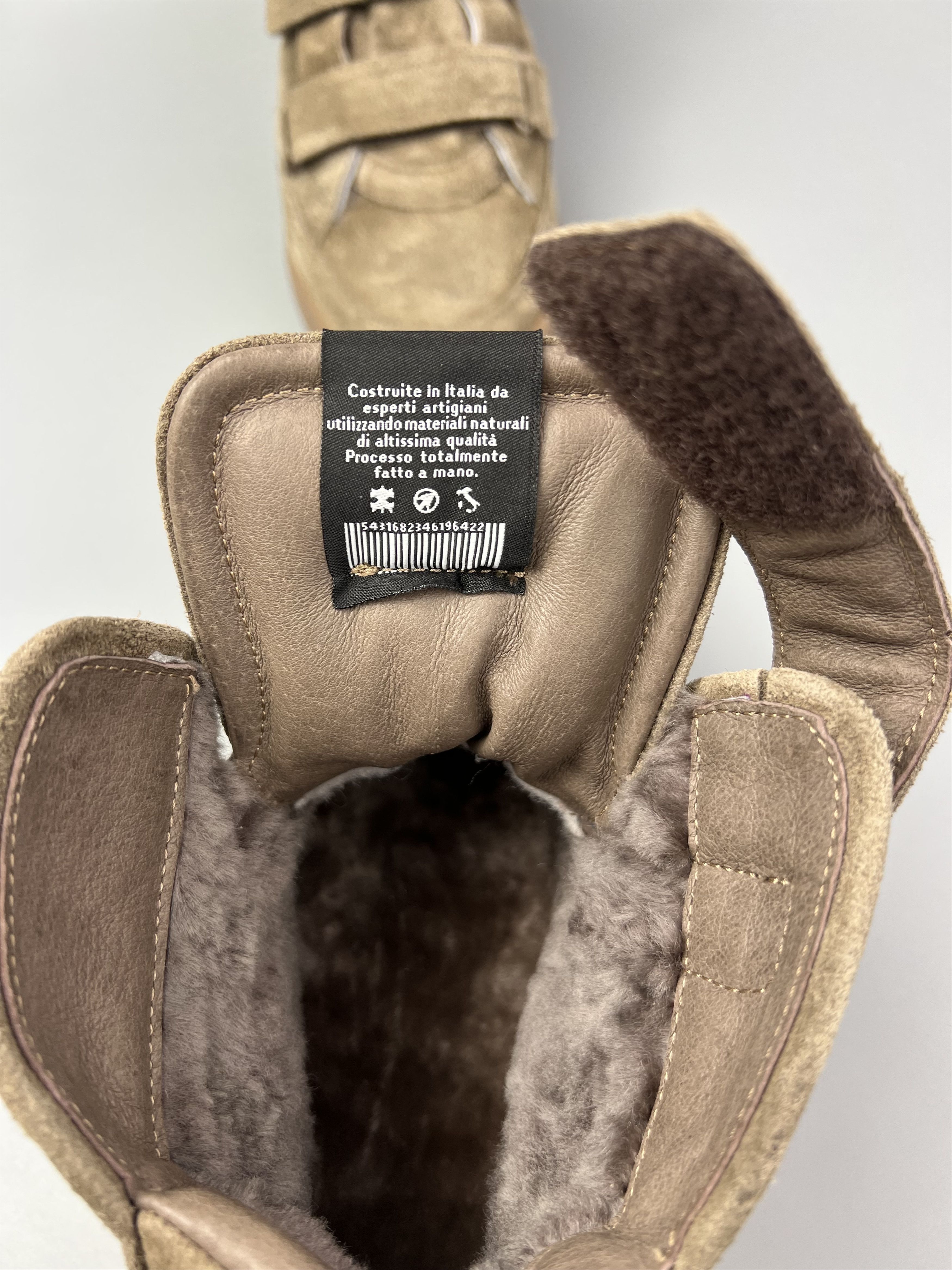 Designer × Japanese Brand Momino Women's Hi-Top Insulation Suede Sneakers Size 37 Size US 6 / IT 36 - 9 Thumbnail