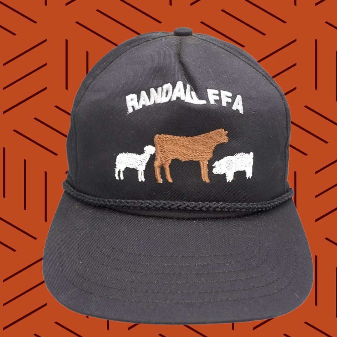 Vintage VINTAGE Snapback Trucker Farmer Hat 1980s Randall FFA Size ONE SIZE - 1 Thumbnail