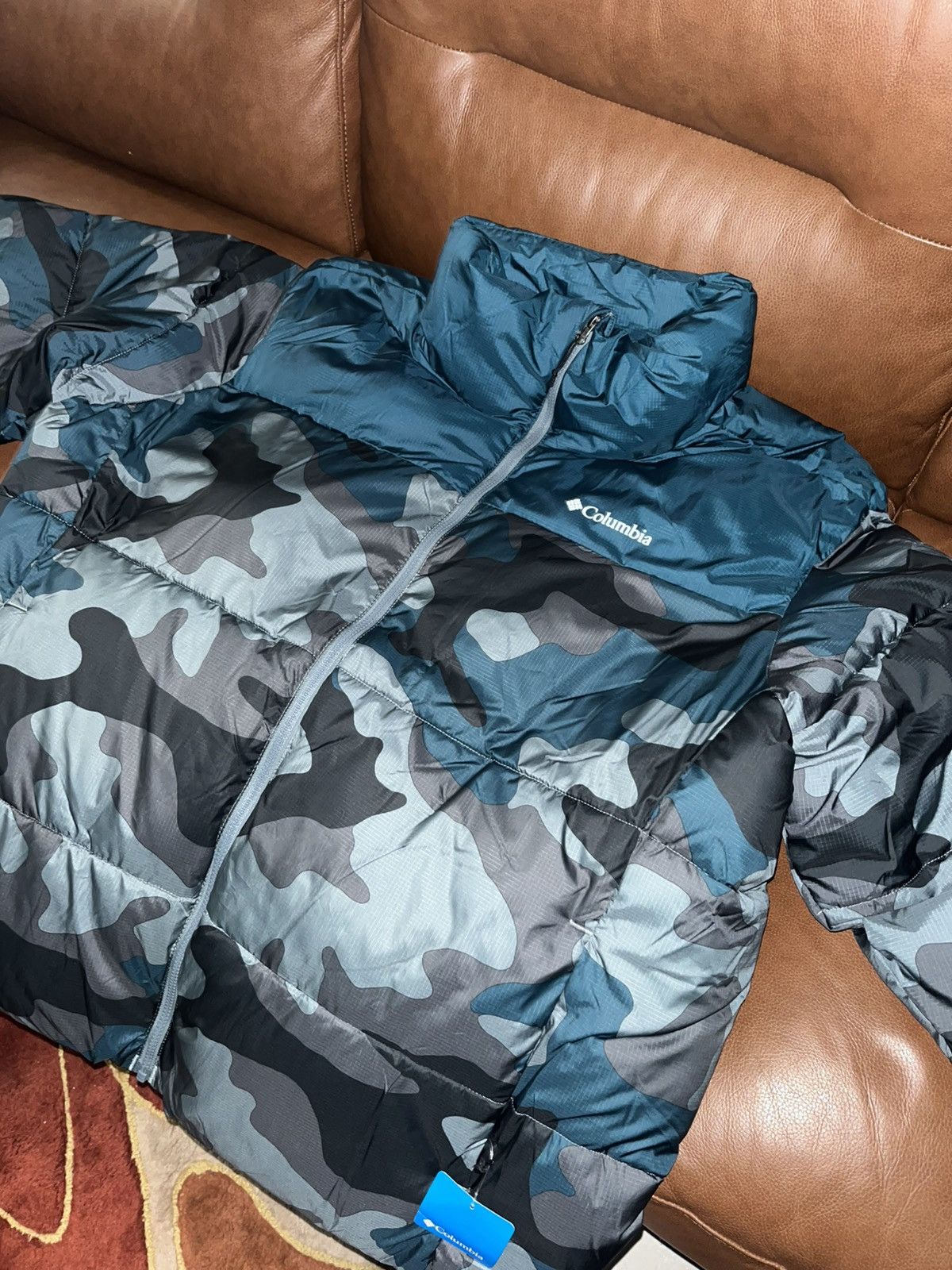 Columbia Columbia blue camo puffer jacket NEW Size US XXL / EU 58 / 5 - 1 Thumbnail